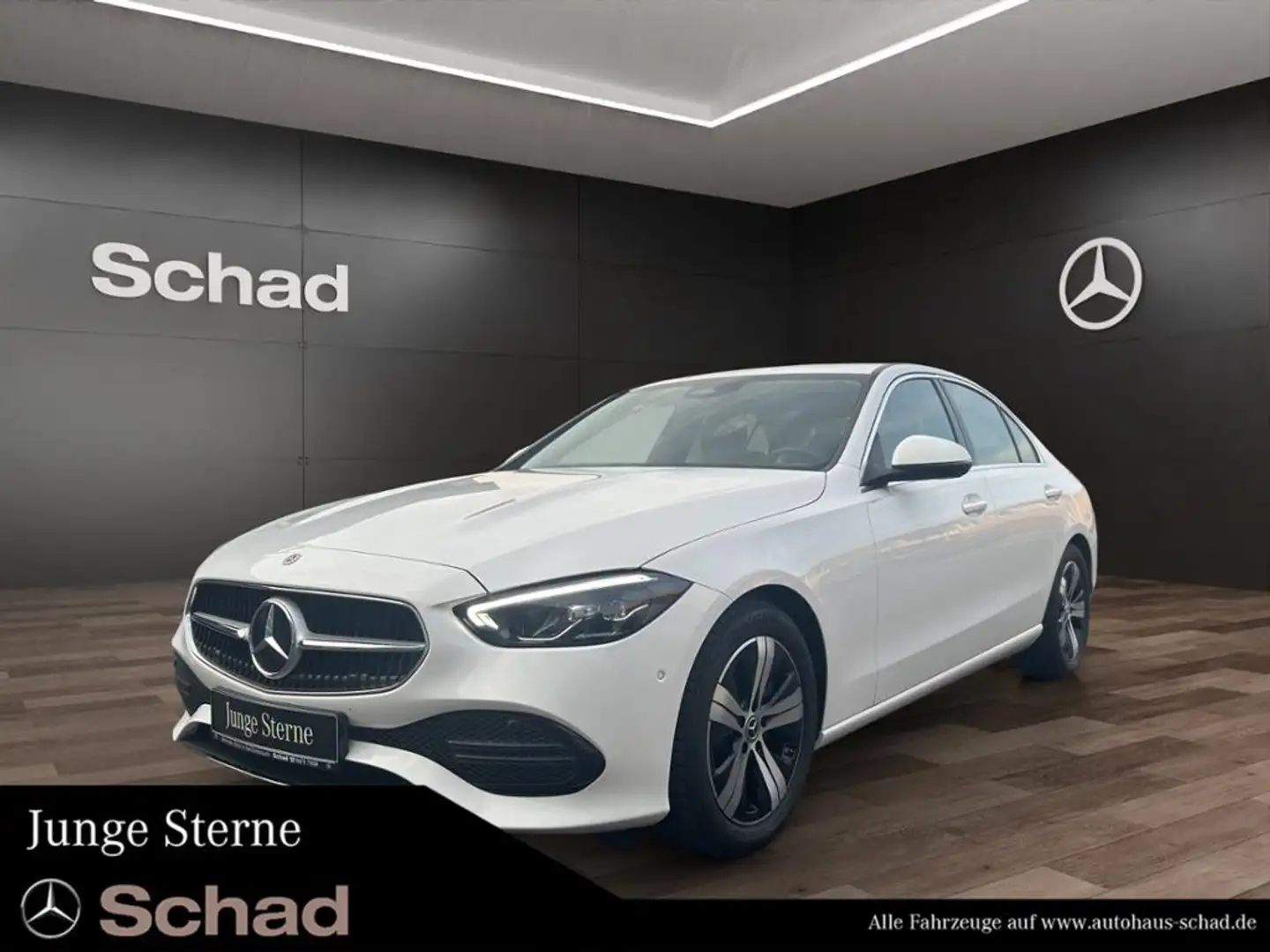 Mercedes-Benz C 200 4M +AVANTG+MBUX+LED+KAM+AMBI+SOUND+ASSIST+ White - 1
