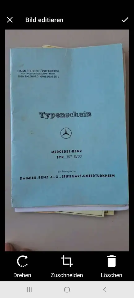 Mercedes-Benz 308 Lastkraftwagen Plane, foto 7