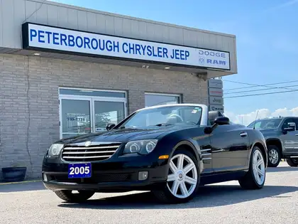 Black 2005 Chrysler Crossfire Convertible Rear-Wheel Drive Automatic