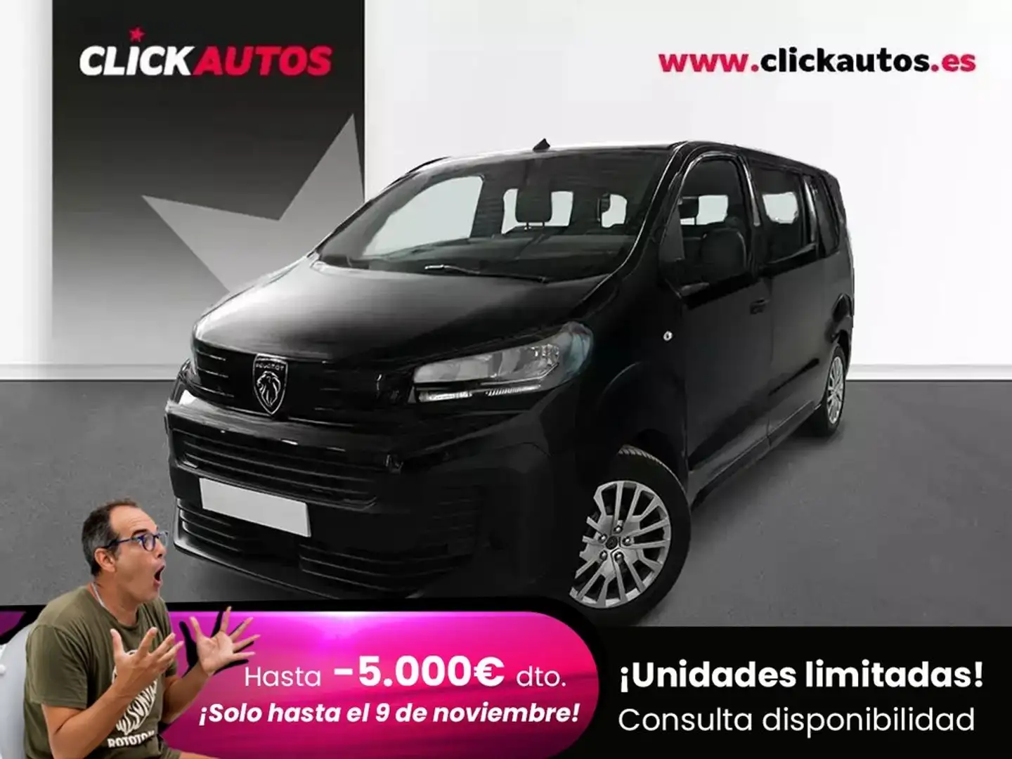 Peugeot Expert 2.0 BlueHDI 180CV Standar EAT8 9P Schwarz - 1