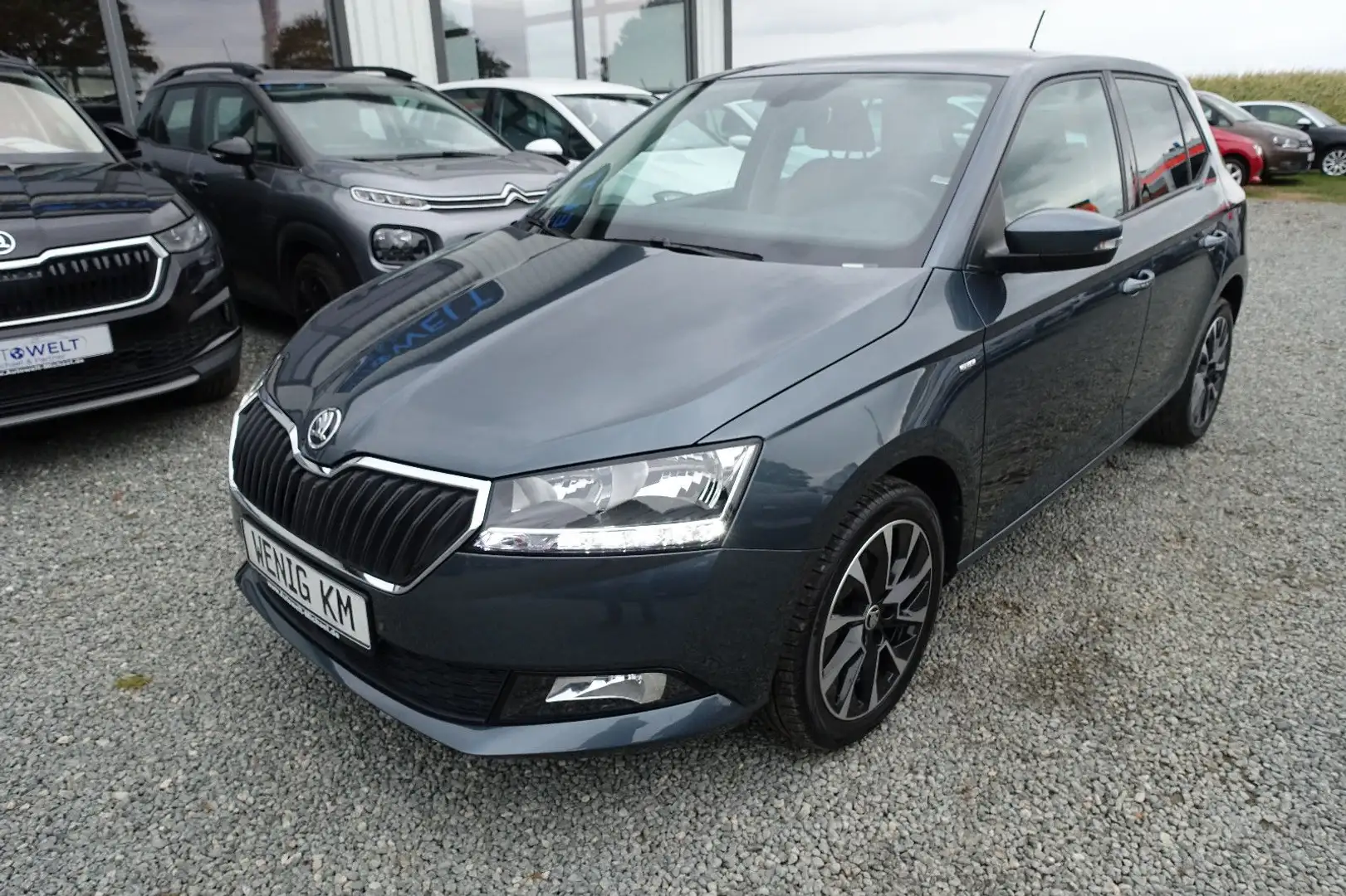 Skoda Fabia 1.0 KLIMA KAM LED APP DAB ALU 16 TÜV Neu Grau - 2