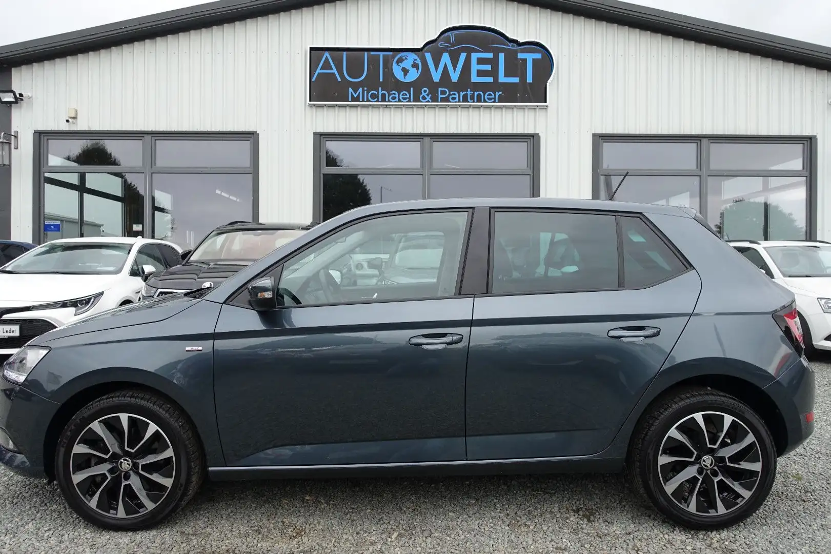 Skoda Fabia 1.0 KLIMA KAM LED APP DAB ALU 16 TÜV Neu Grau - 1