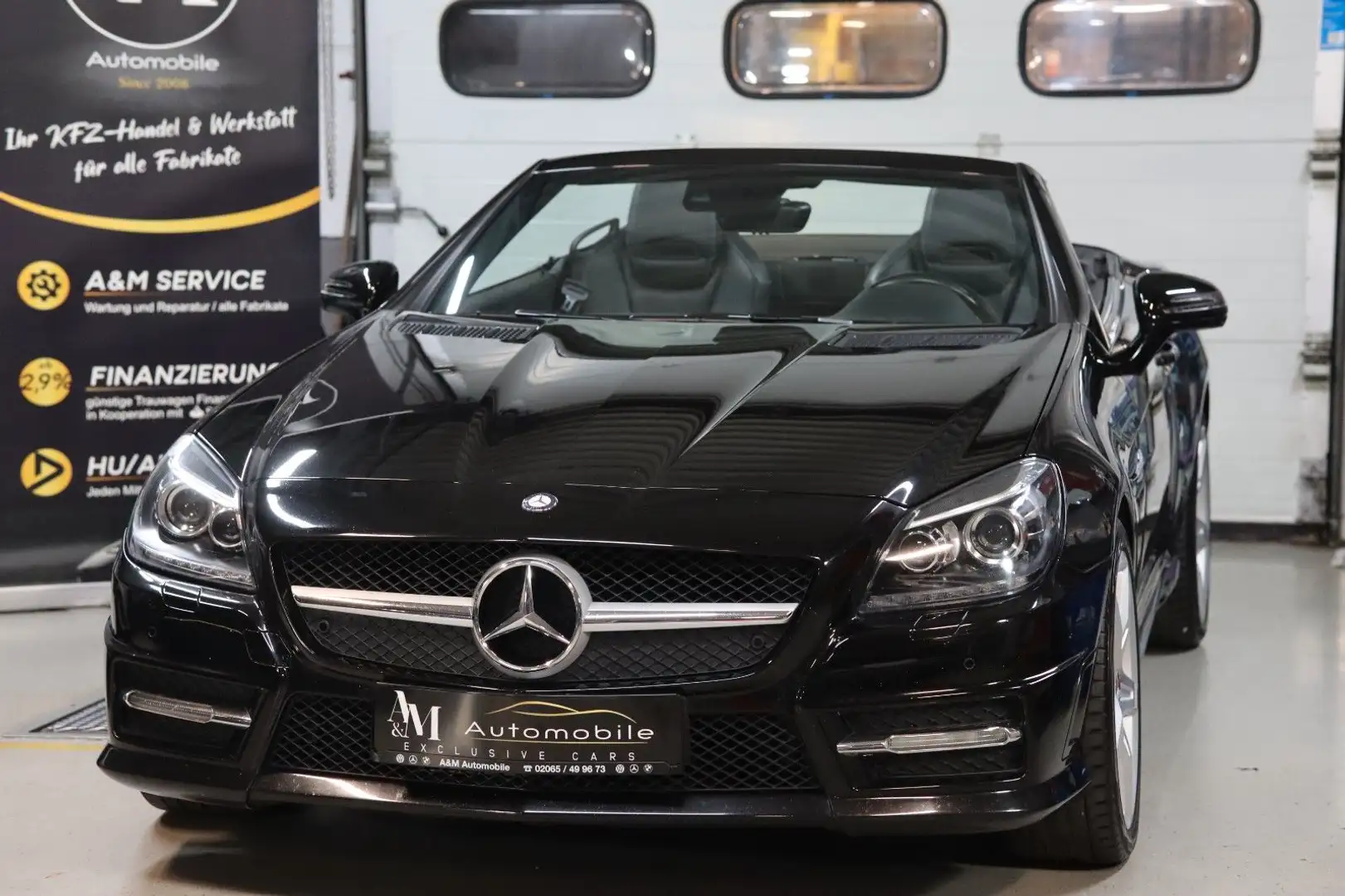 Mercedes-Benz SLK 350 *AMG PAKET*AIRSCRAF*BI XENON*HK AUDIO* Zwart - 1