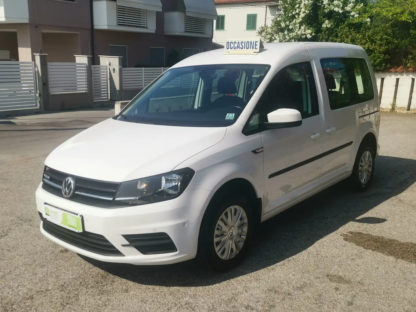 Volkswagen Caddy 1.4 TGI DSG 110cv 5posti autovettura METANO FABBR Bianco - 1