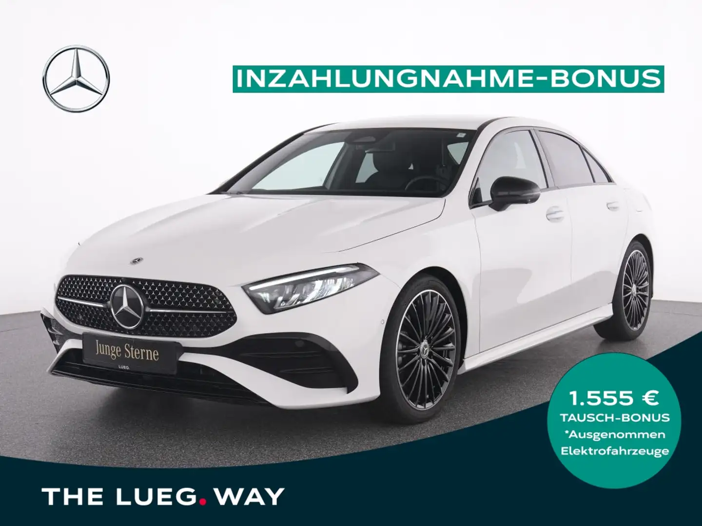 Mercedes-Benz A 200 Lim AMG+19"+LED+Night+KeyGo+360°+Totw+PTS+ White - 1