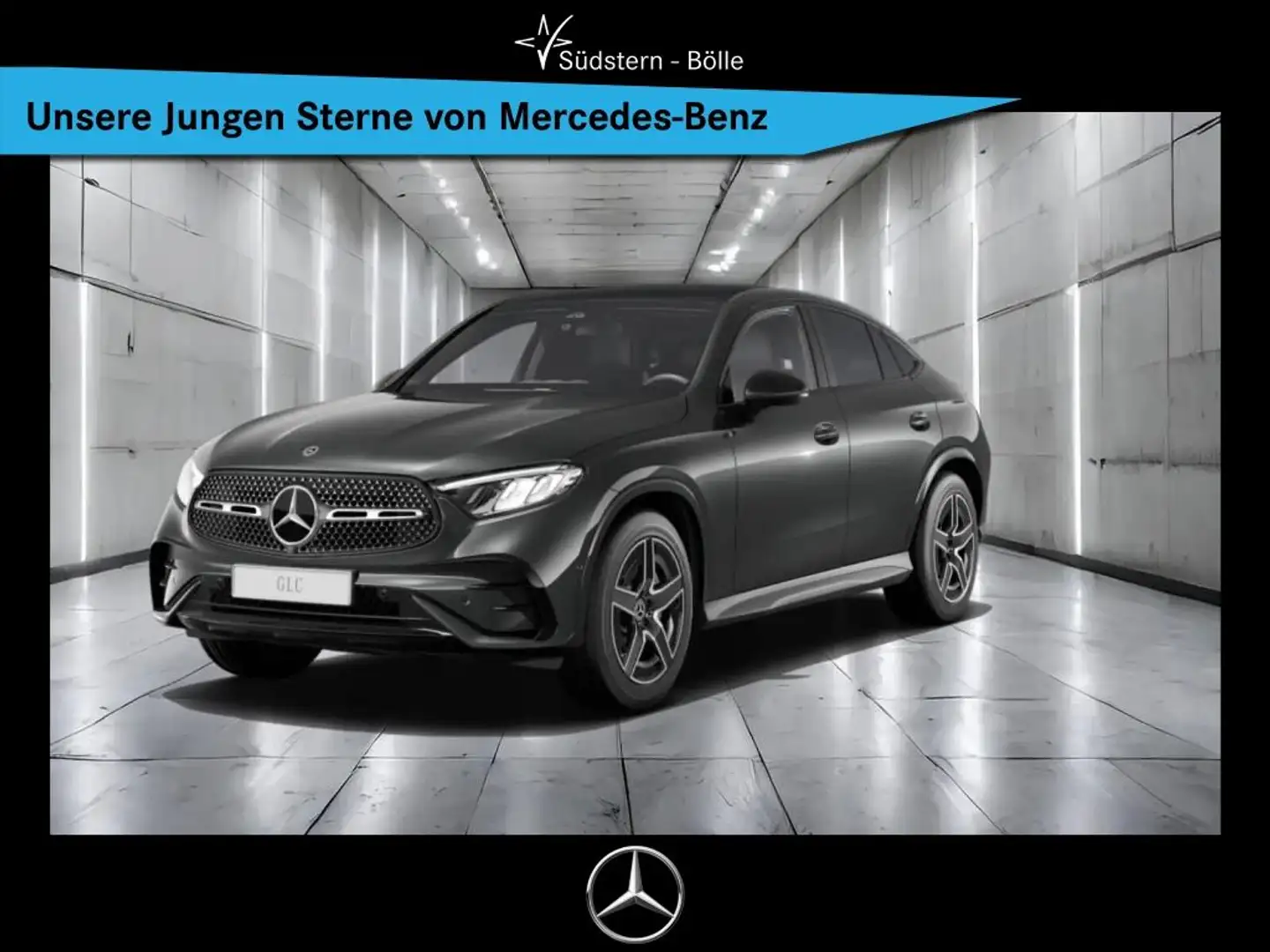 Mercedes-Benz GLC 220 d 4M Coupe +AMG+SHZ+NAVI+AMBIENTE+KAMERA Grau - 1
