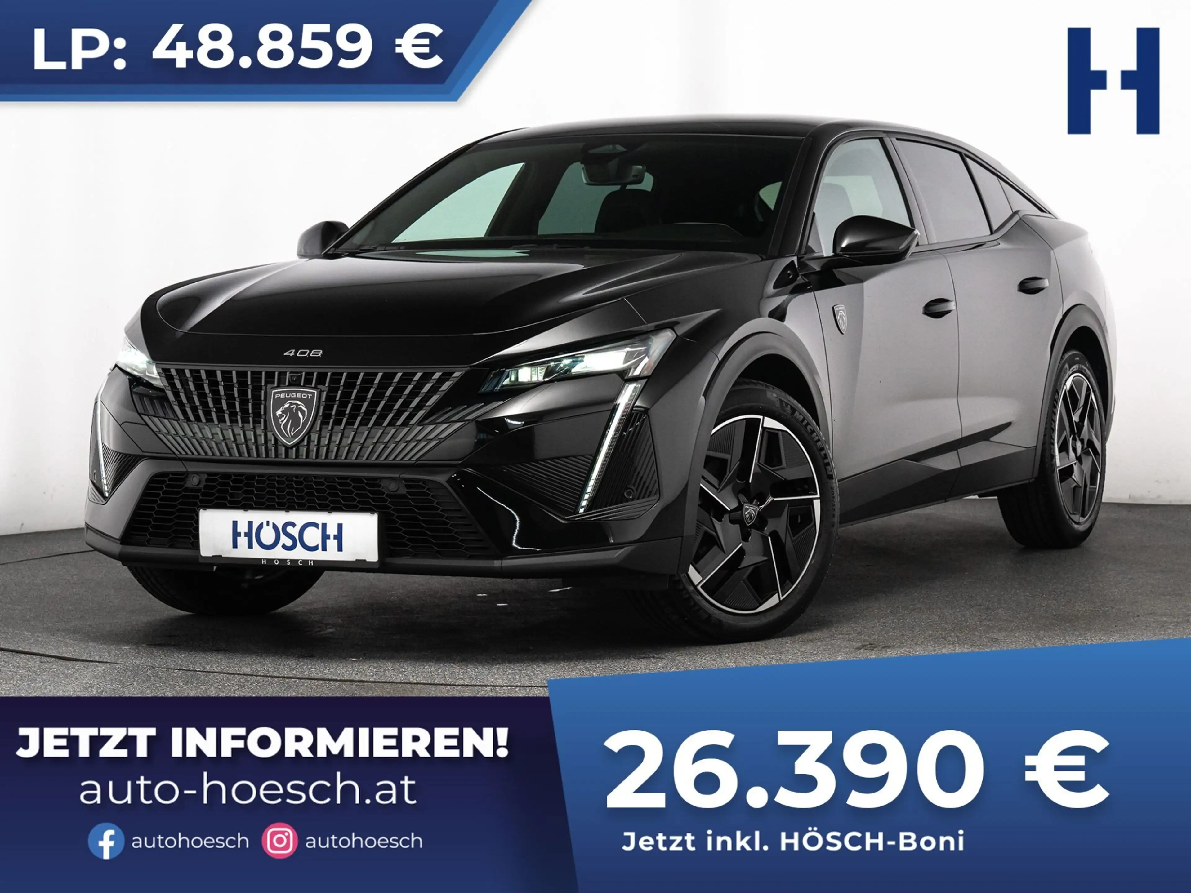 Peugeot 408 GT PureTech 130 Aut. MEGAPREIS WENIG KM