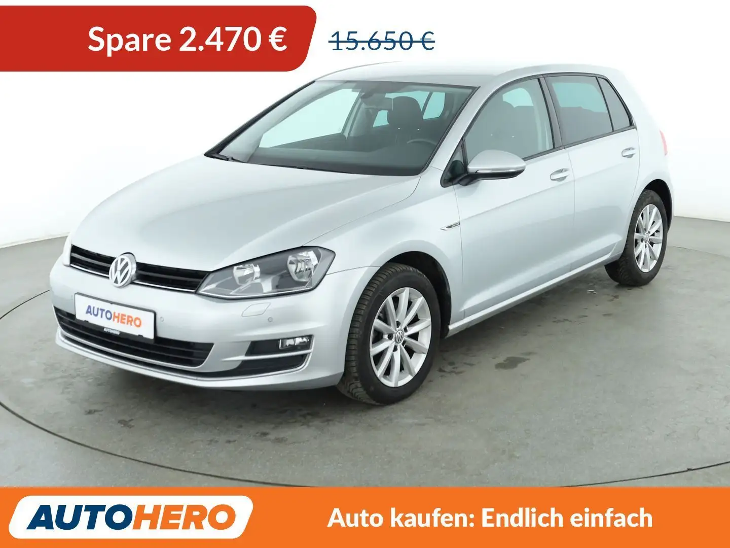 Volkswagen Golf 2.0 TDI Comfortline BMT*PDC*SHZ*TEMPO*KLIMA* Silber - 1