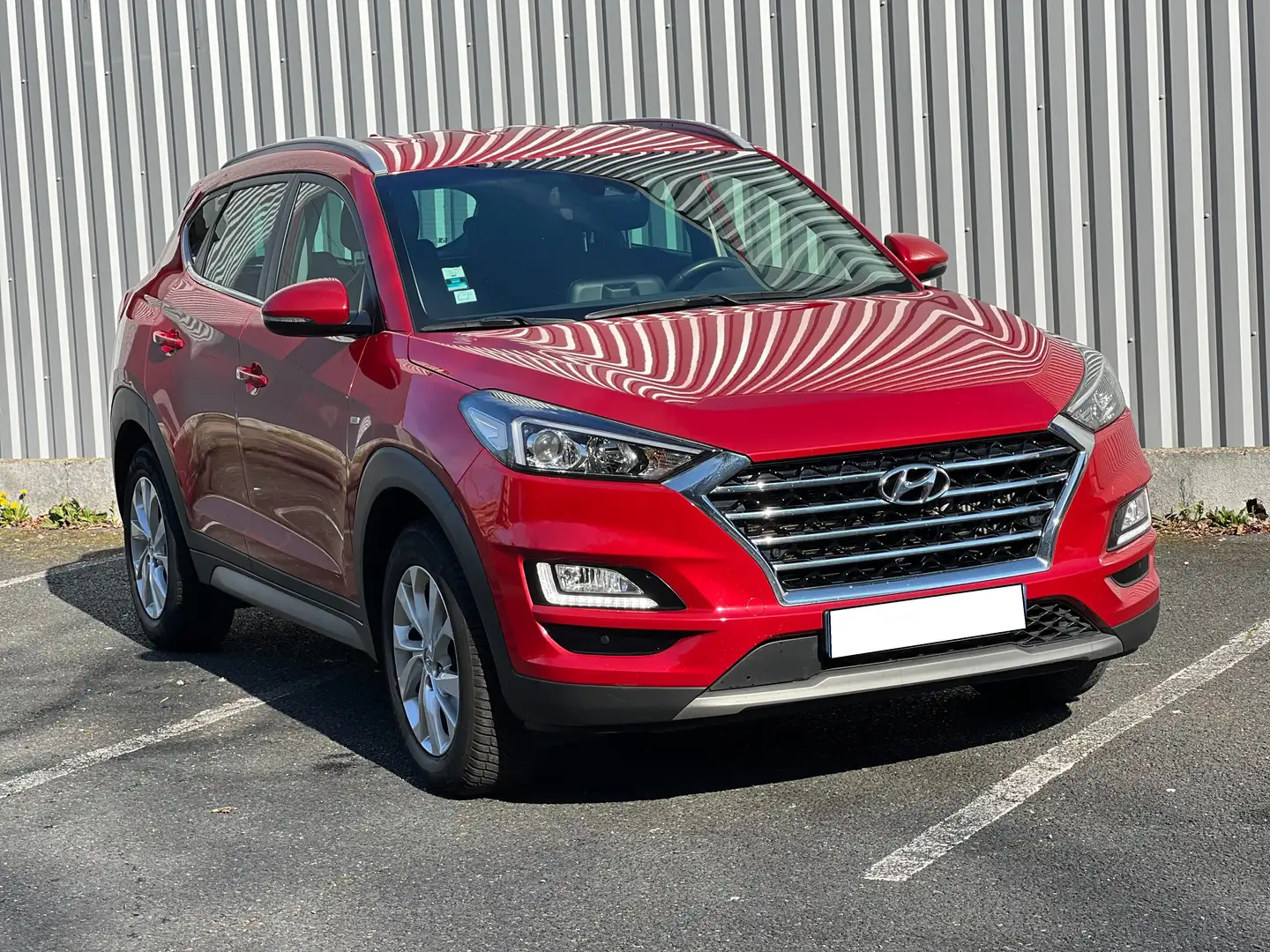 Hyundai TUCSON 1.6 CRDI 136 CH HYBRID 48V CREATIVE Rood - 1