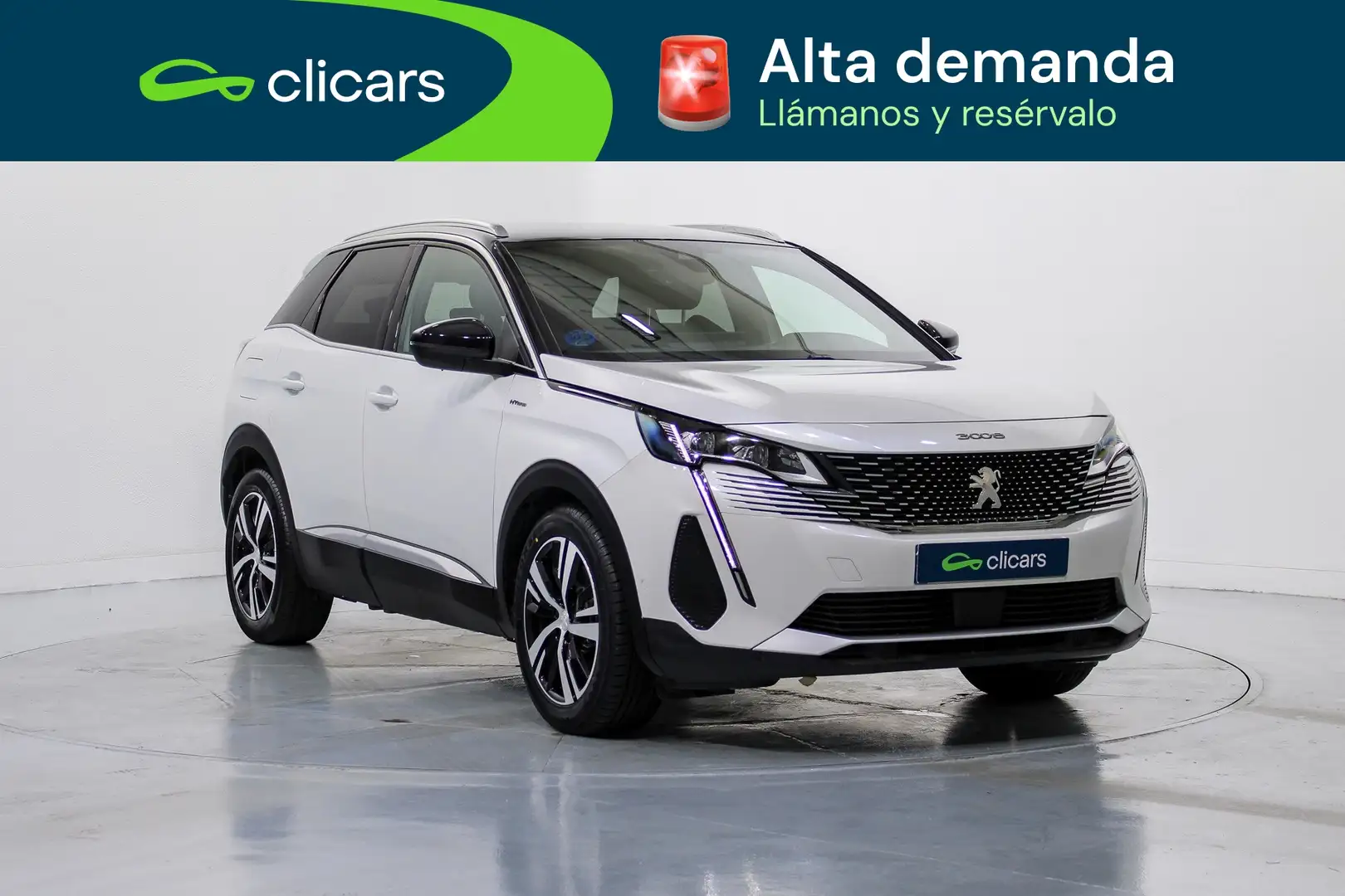 Peugeot 3008 HYB PHEV 225 GT e-EAT8 Blanco - 2