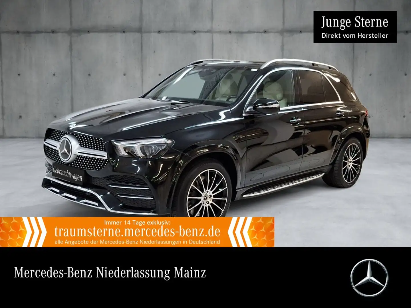 Mercedes-Benz GLE 350 e 4M AMG+EXCLUSIVE+PANO+360+AHK+MULTIBEAM Negro - 1