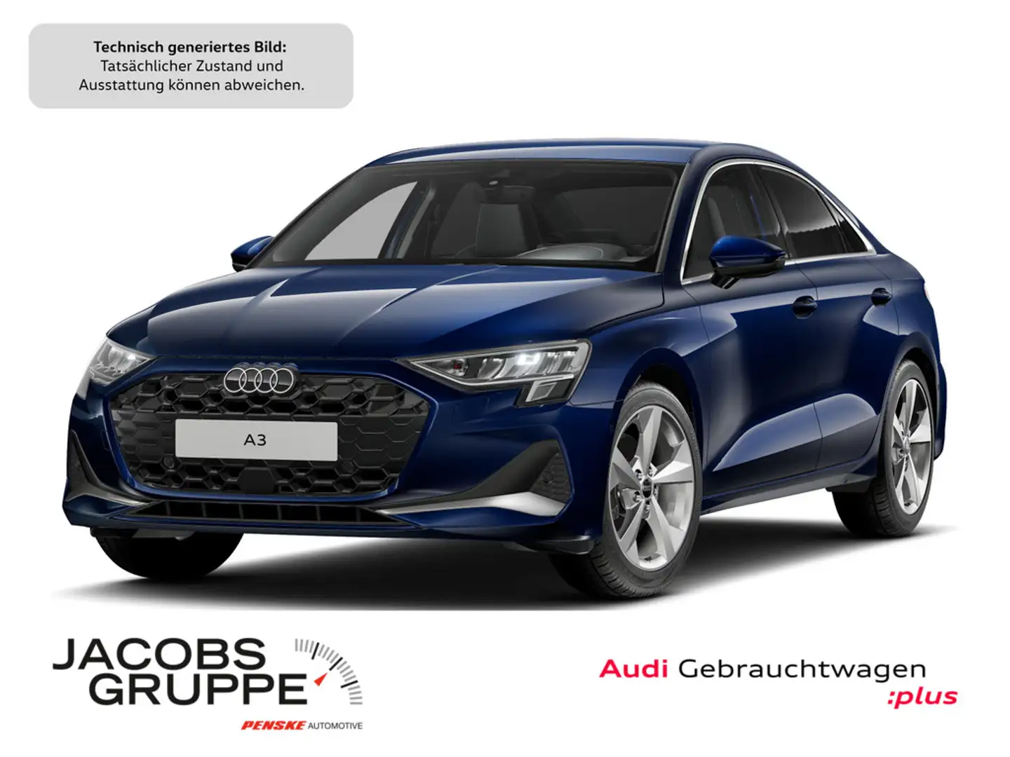 Audi A3 Limousine 35 TFSI S tronic advanced Standh Blau - 1