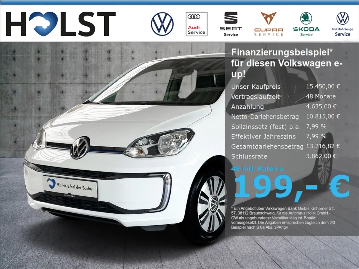 Volkswagen e-up! CCS Klimaautom SHZ Regensensor Winterpaket Wit - 1