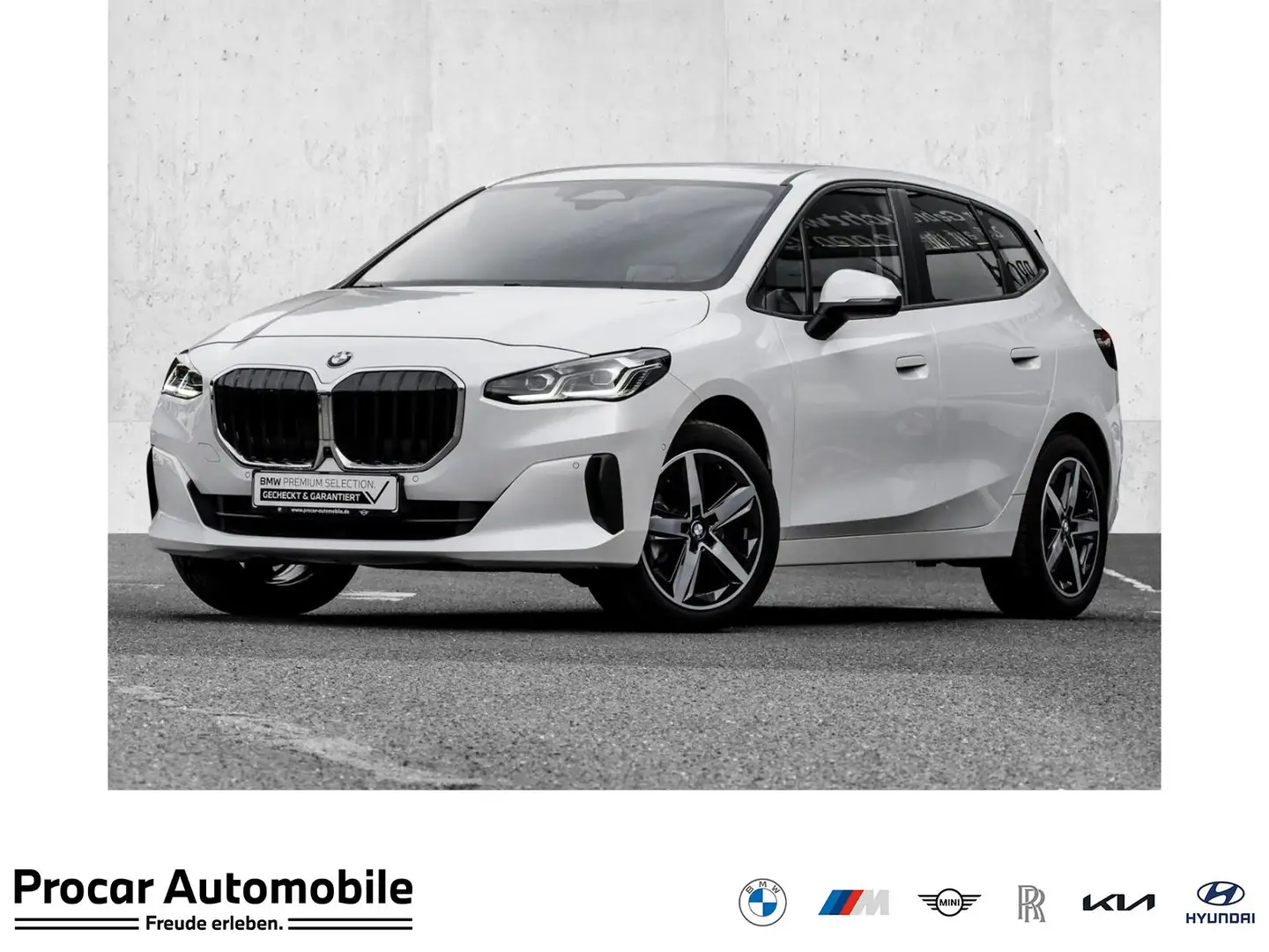 BMW 218 d AHK+ACC+HuD+360 KAMERA+ADAPT.LED+MEMORY Weiß - 1