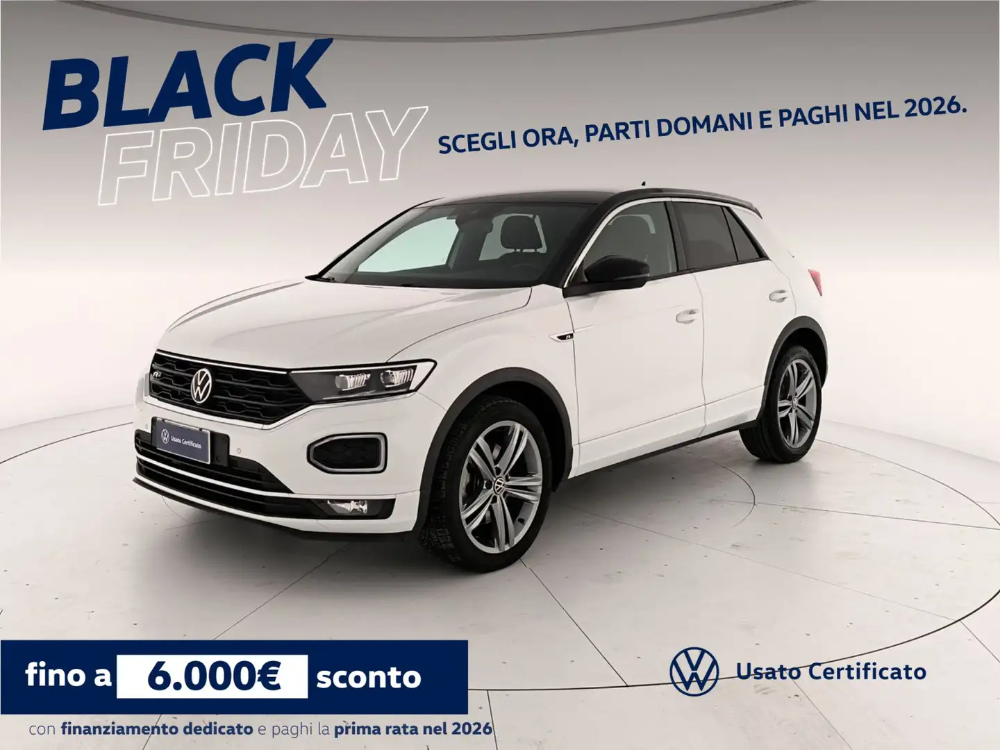 Volkswagen T-Roc 2.0 tdi sport 150cv Blanc - 1