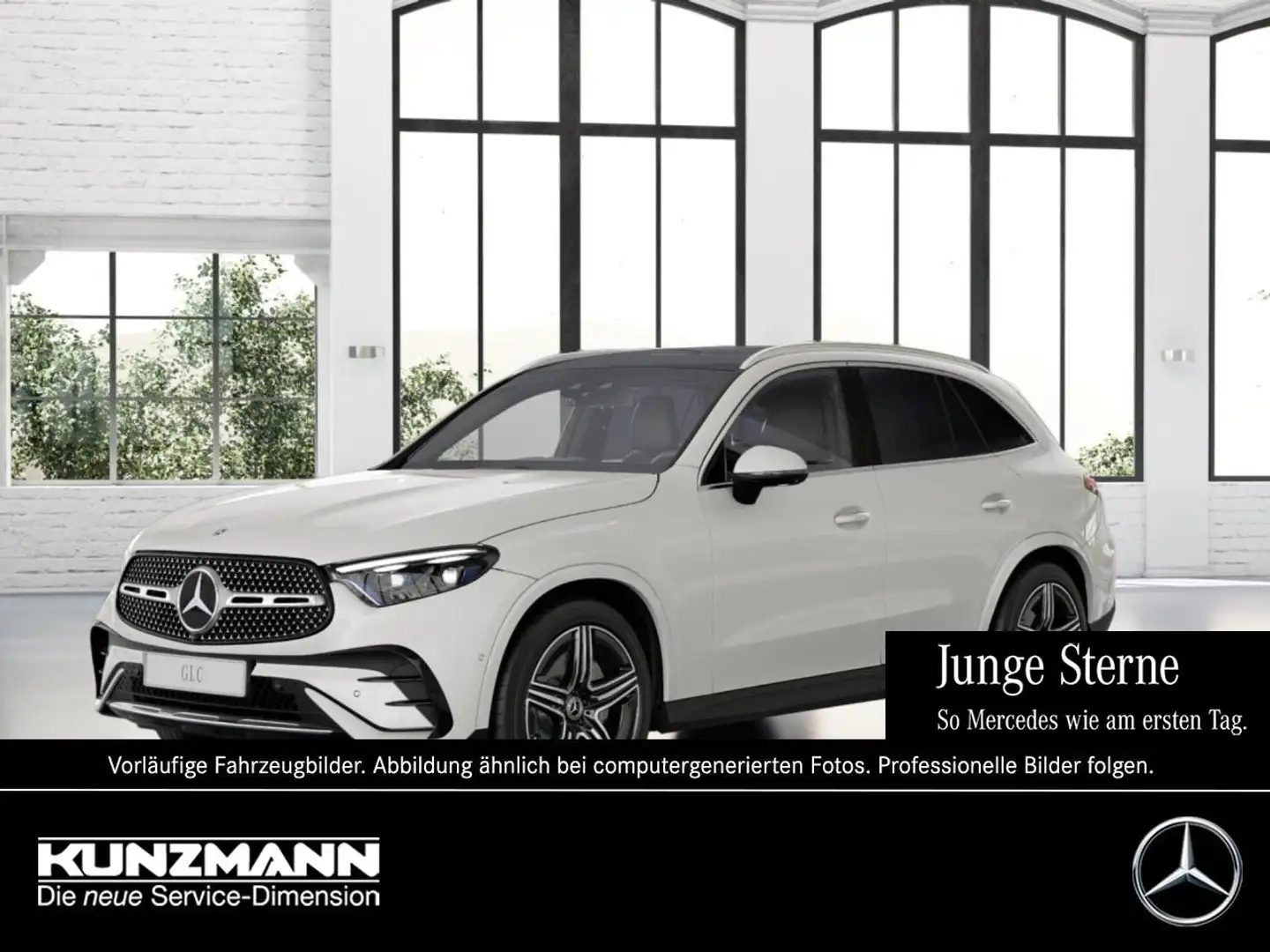 Mercedes-Benz GLC 220 d 4M AMG Panorama Burmester Distronic Weiß - 1