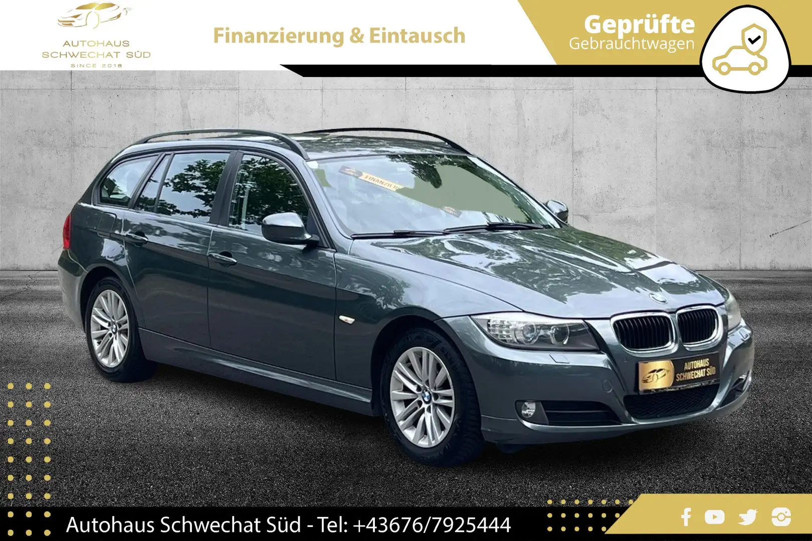BMW 318 d Touring Österreich-Paket //XENON//NAVI//PDC// Grün - 1