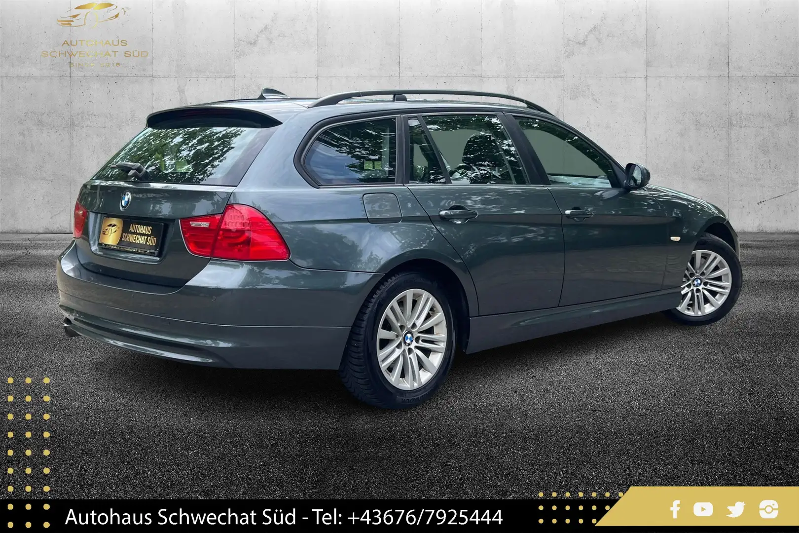 BMW 318 d Touring Österreich-Paket //XENON//NAVI//PDC// Grün - 2