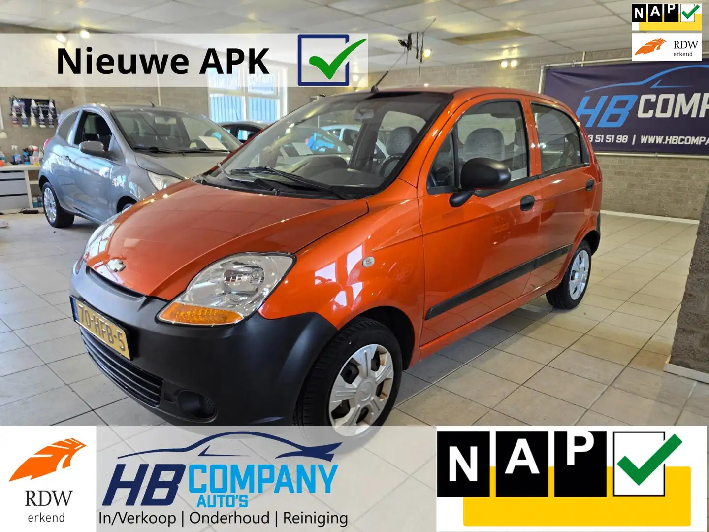Chevrolet Matiz 0.8 Pure | Nieuwe Distributieriem | Nieuwe APK | S Portocaliu - 1