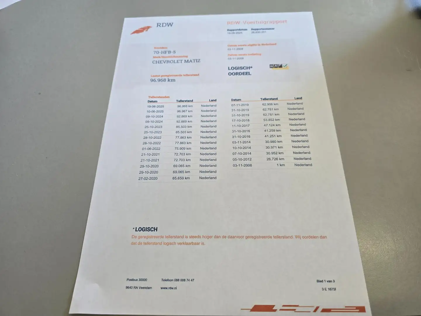 Chevrolet Matiz 0.8 Pure | Nieuwe Distributieriem | Nieuwe APK | S Portocaliu - 2