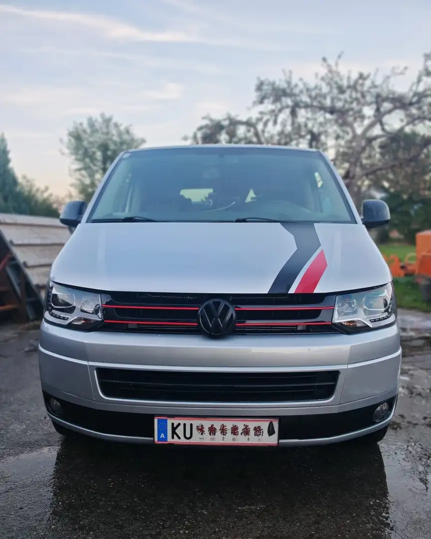 Volkswagen T5 Caravelle 2,5 TDI 4motion Silber - 1
