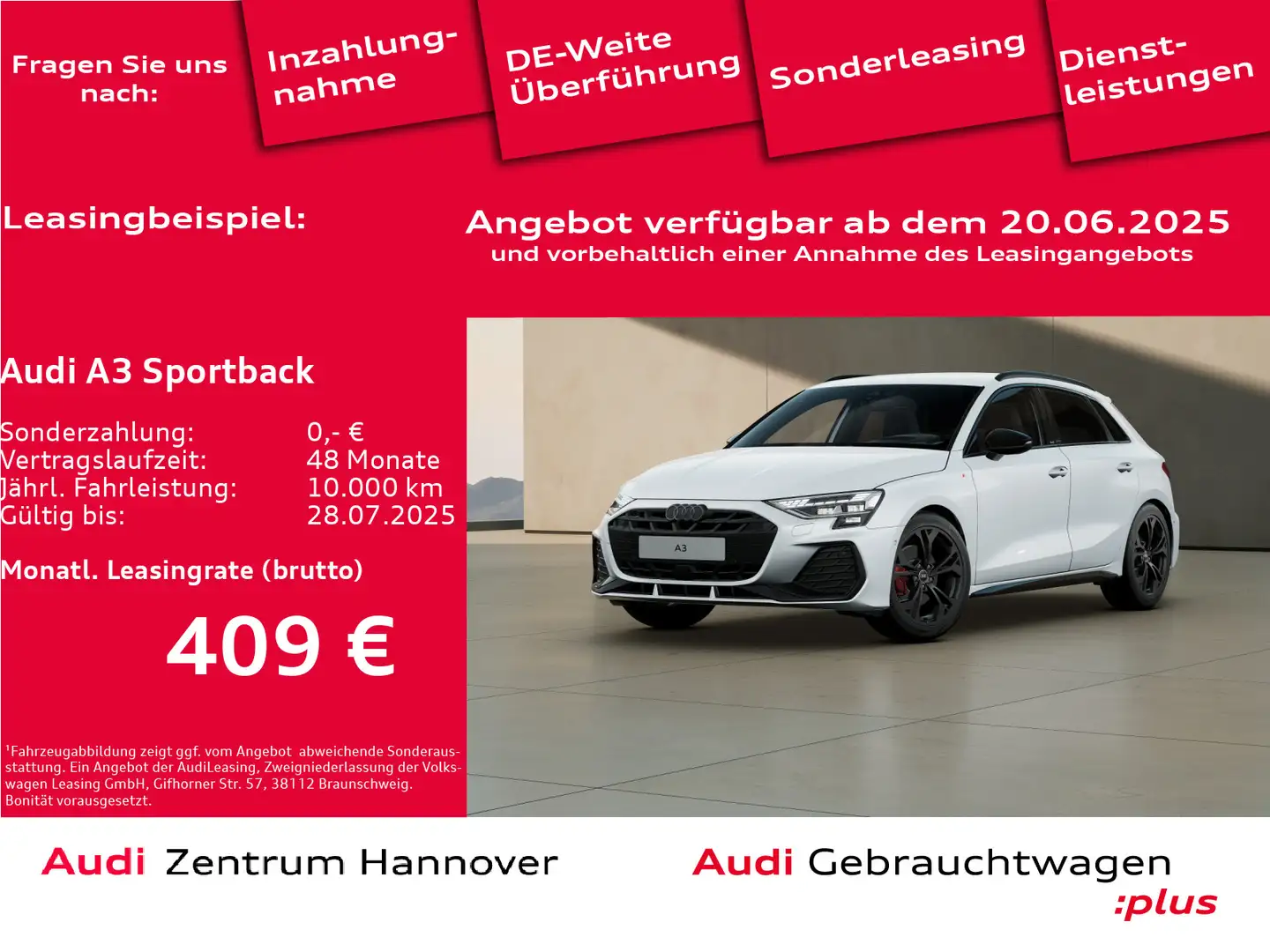 Audi A3 S line 35 TFSI HuD Matrix SONOS Kam Weiß - 1