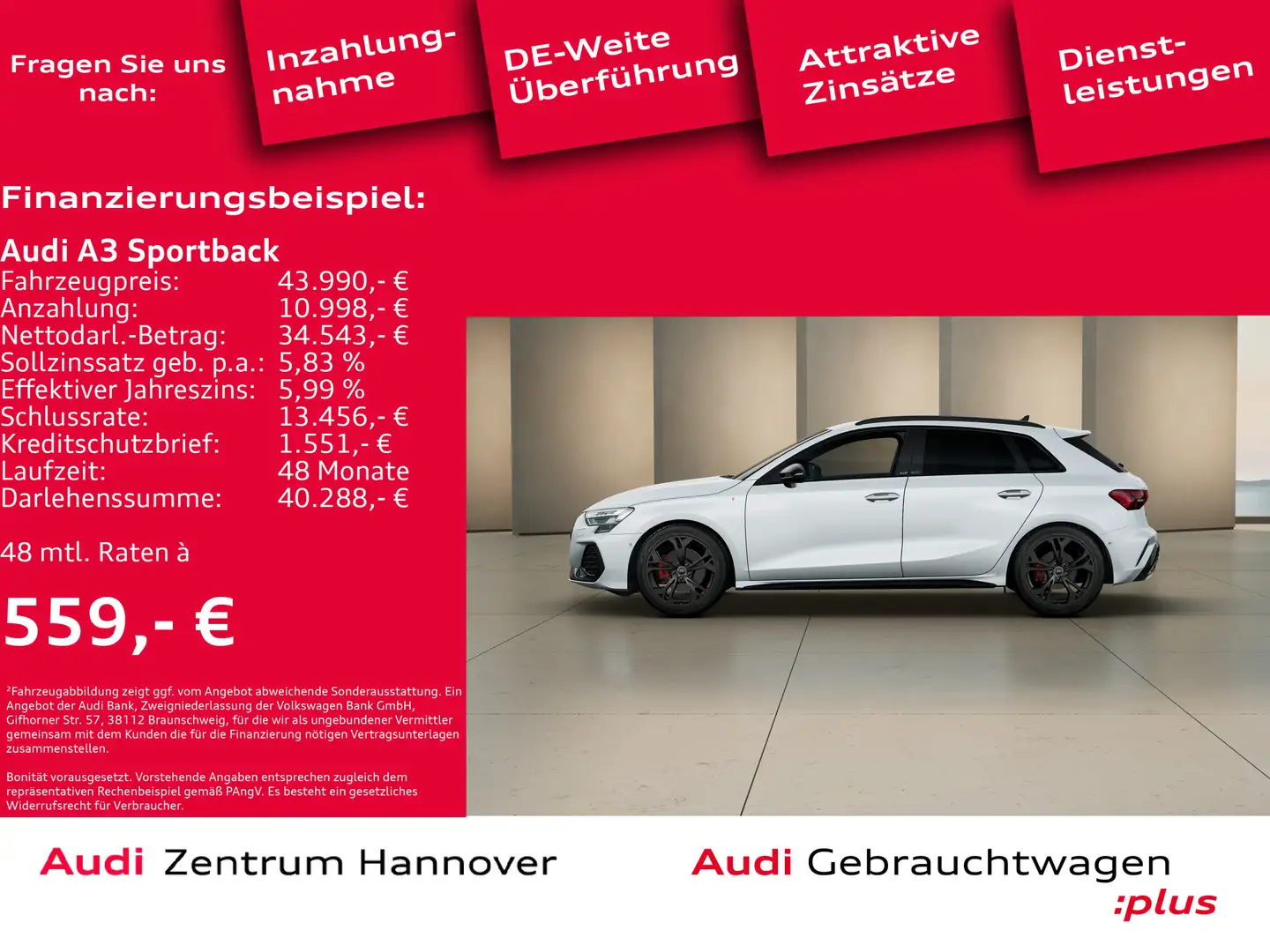 Audi A3 S line 35 TFSI HuD Matrix SONOS Kam Weiß - 2