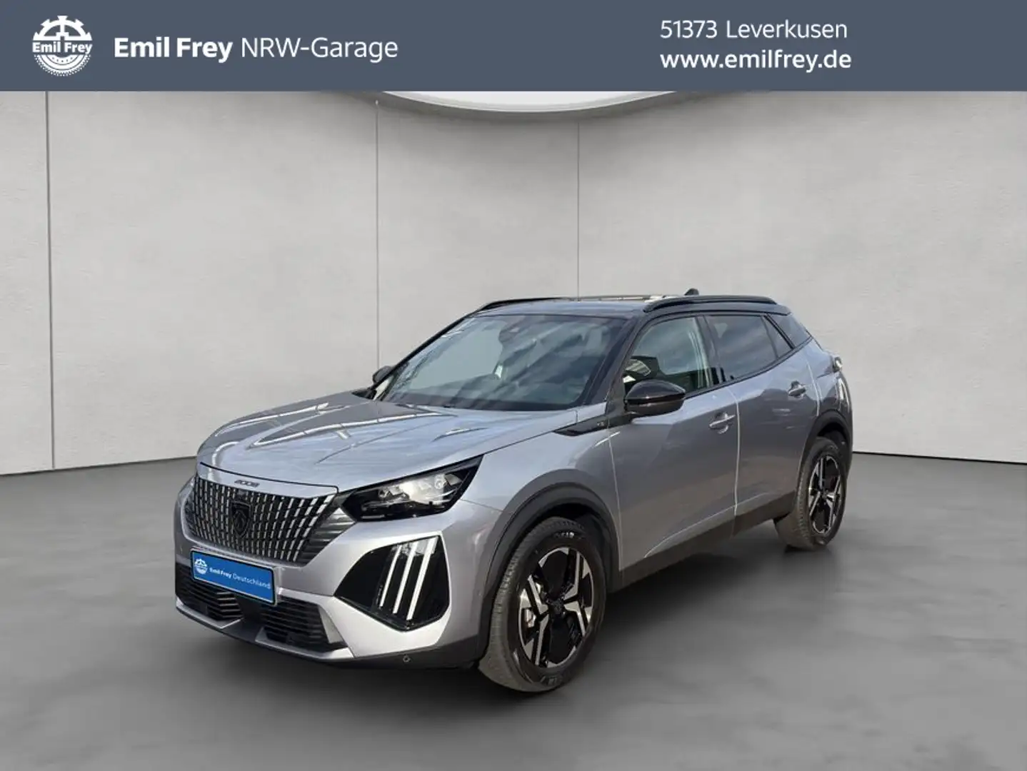 Peugeot 2008 PureTech 130 EAT8 GT AHK+LED+NAVI+RFK Ezüst - 1