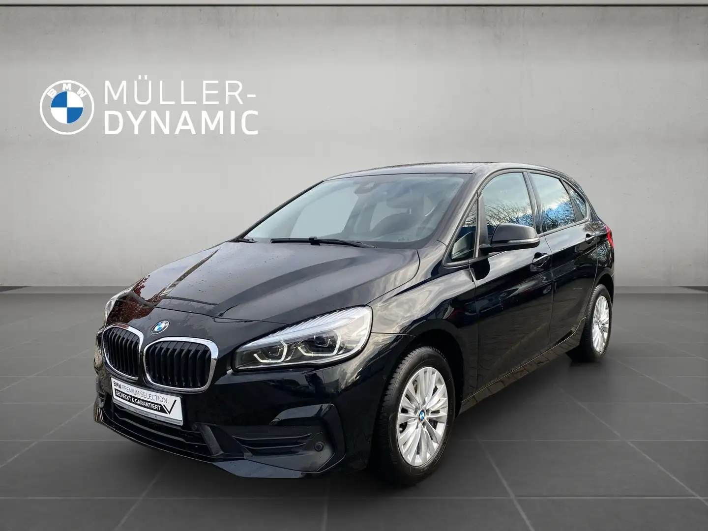 BMW 218 i ACTIVE TOURER ADVANTAGE LED PDC NAVI SHZ DAB Schwarz - 1