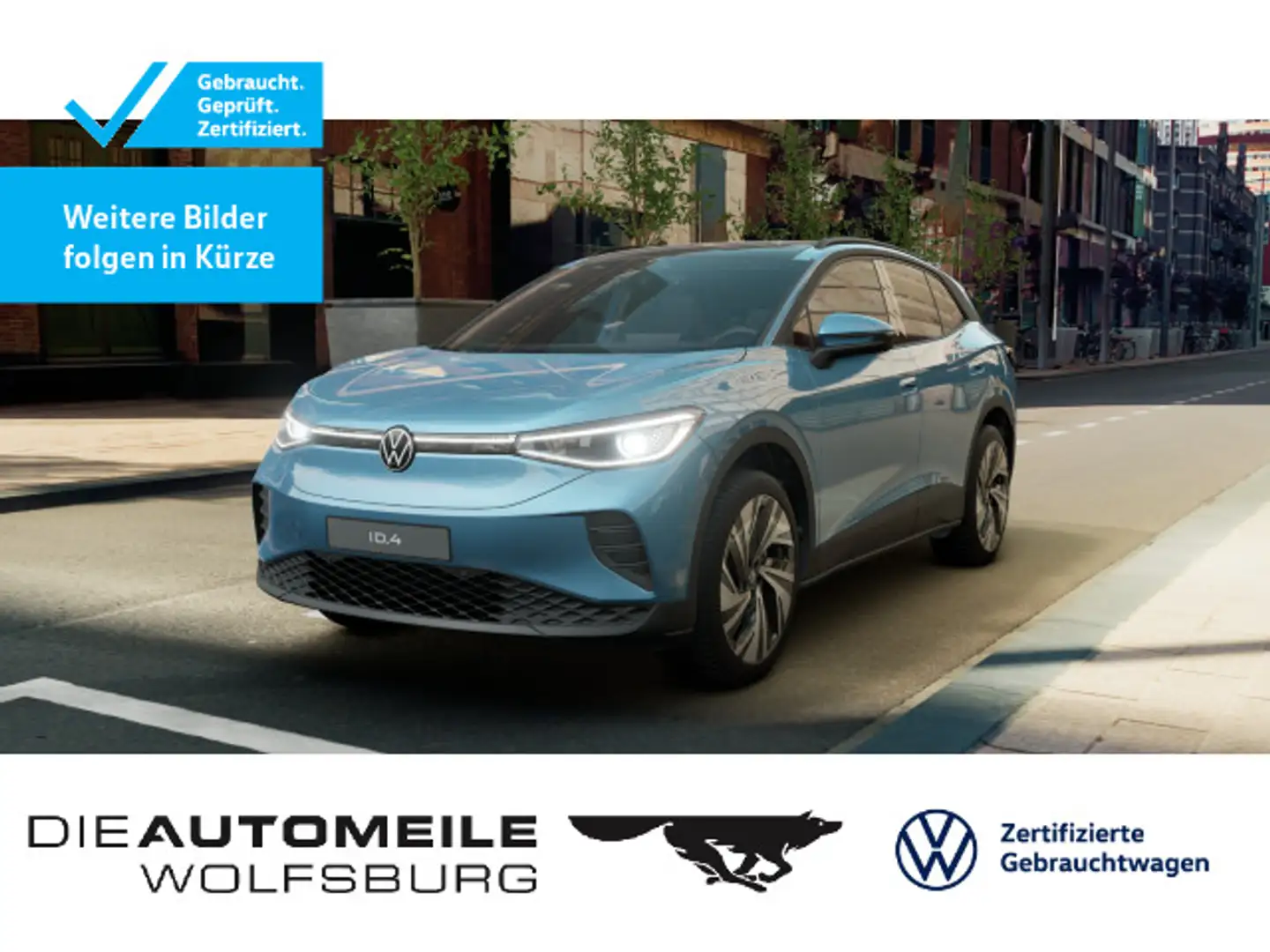 Volkswagen ID.4 Pro Pro HeadUp/Matrix/H+K/AHK/Pano Blau - 1