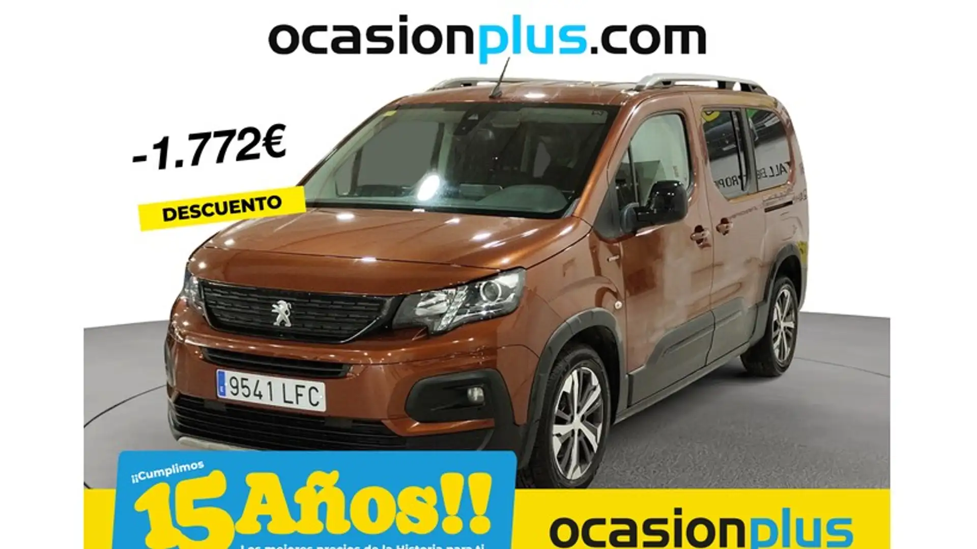 Peugeot Rifter 1.2 PureTech S&S Long GT Line EAT8 130 Bruin - 1