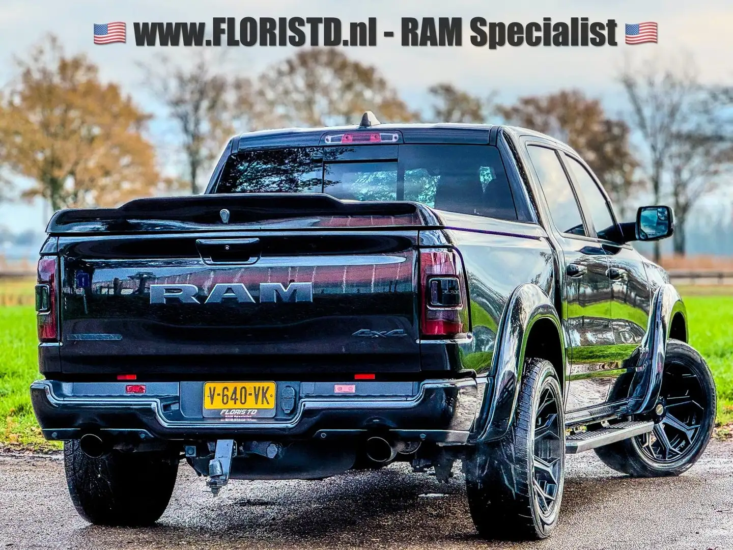 RAM 1500 5.7L HEMI 4X4 401PK BLACK-OPPS WIDE BODY 22 INCH!! Nero - 2