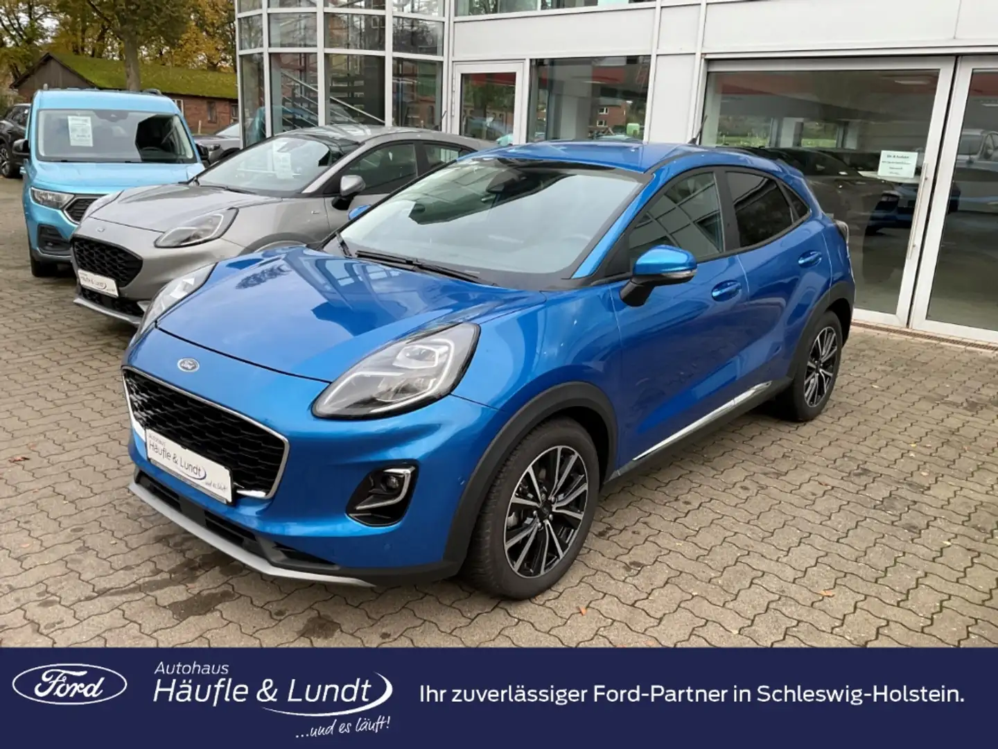 Ford Puma Titanium ACC LED Rückfahrkam. Navi Allwetterreifen Blau - 1