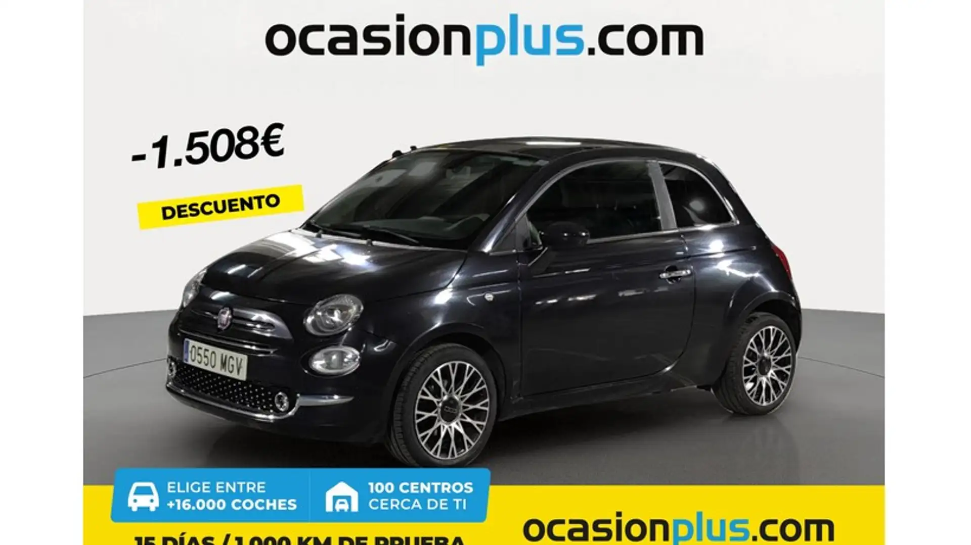 Fiat 500 1.0 Hybrid Dolcevita 52kW Negro - 1
