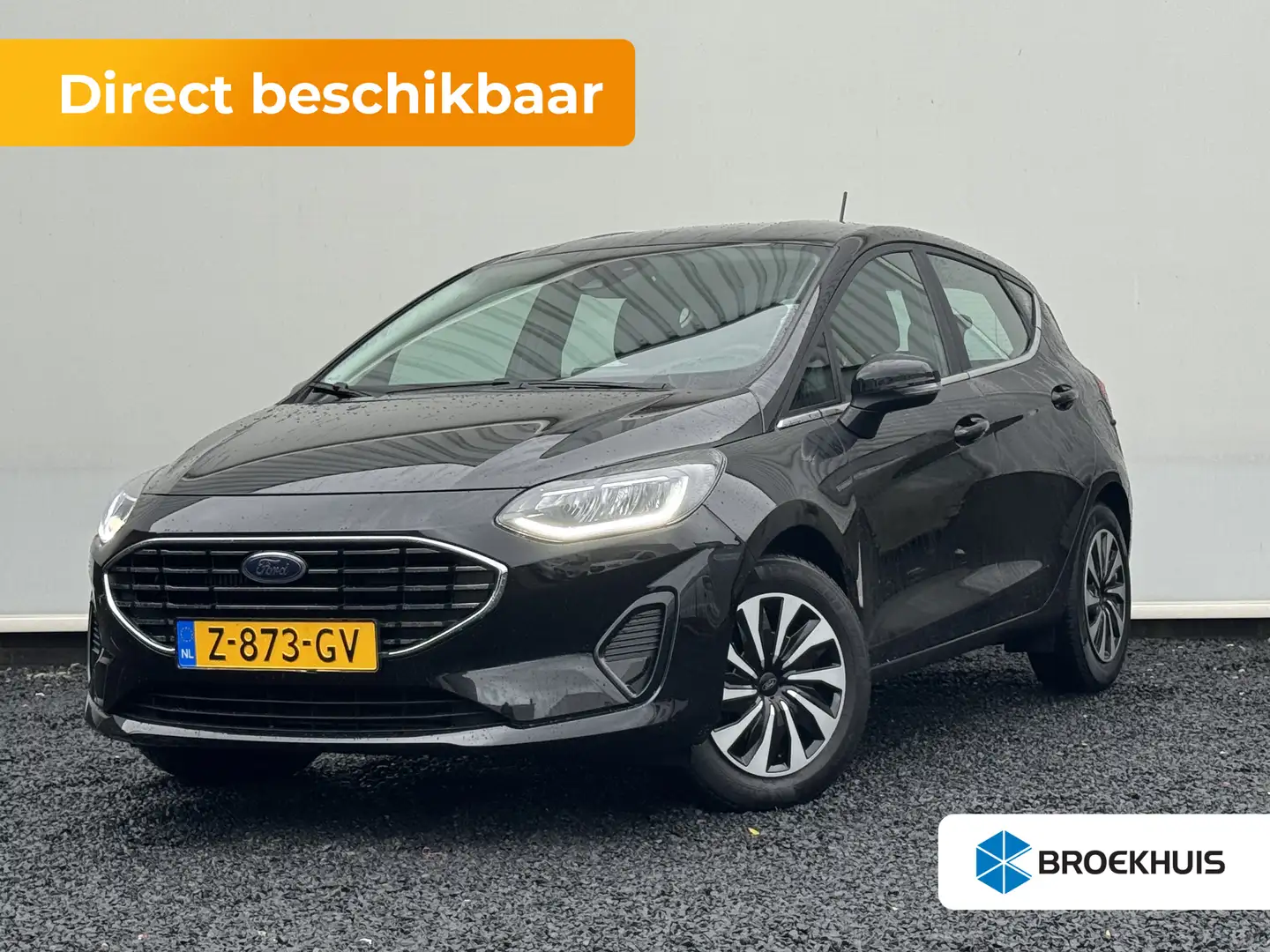 Ford Fiesta 1.0 EcoBoost Mild Hybrid Titanium 139 PK | Winterp Zwart - 1