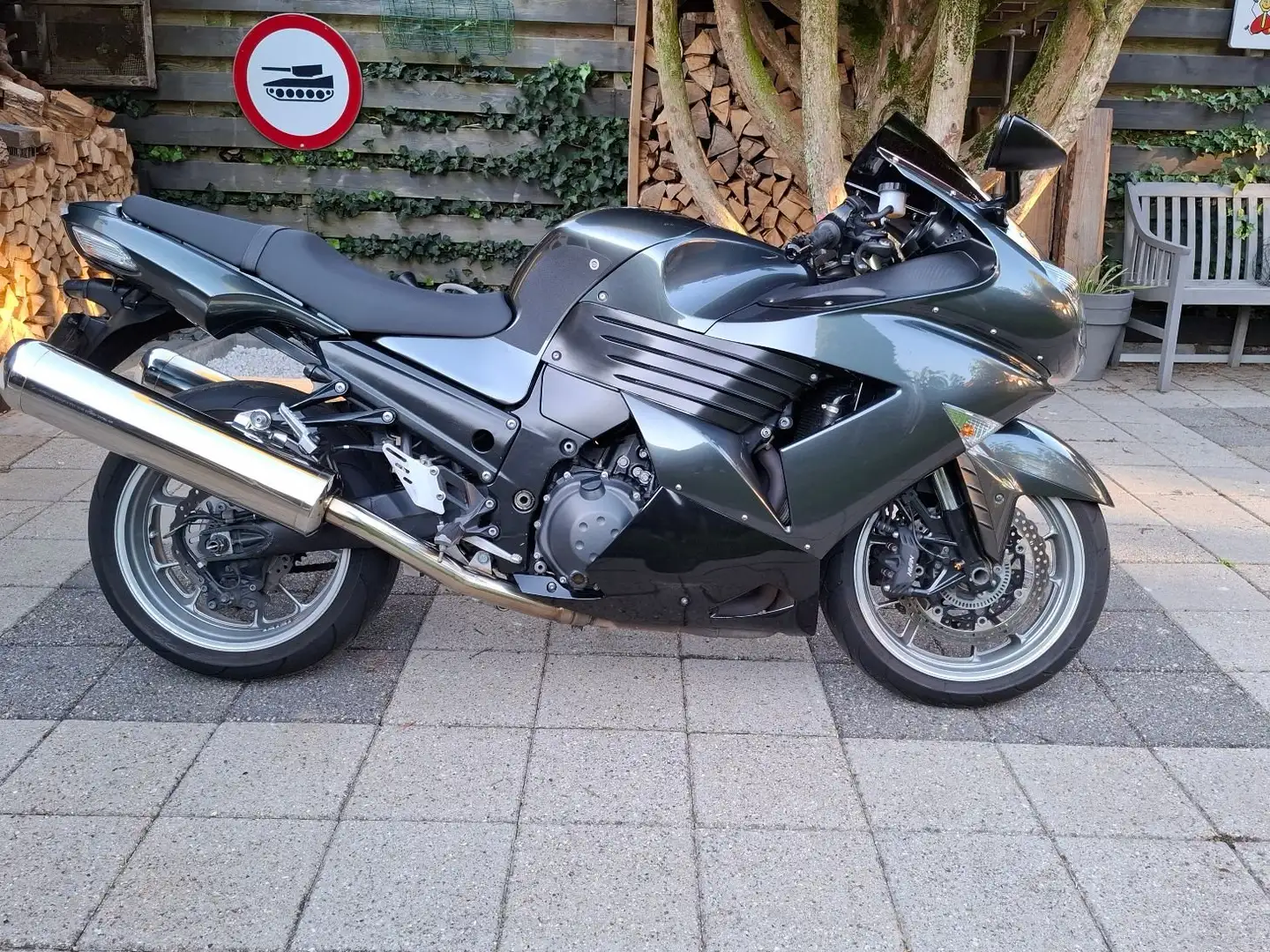 Kawasaki ZZR 1400 Zwart - 1