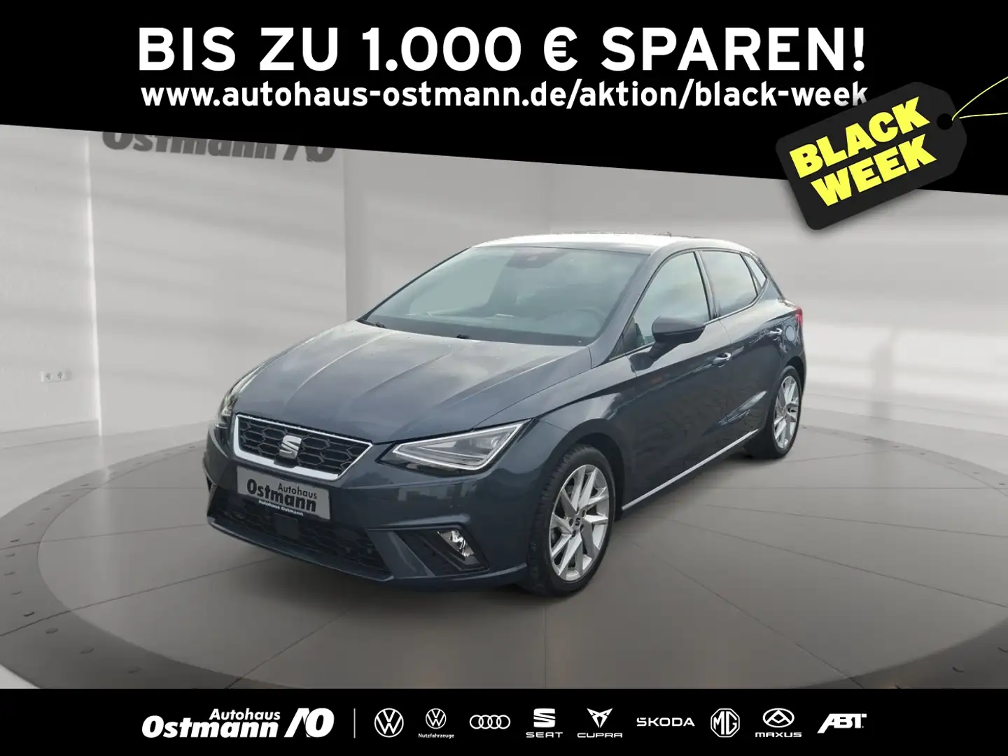 SEAT Ibiza 1.0 TSI FR Navi PDC KAM LED SpurH Grau - 1