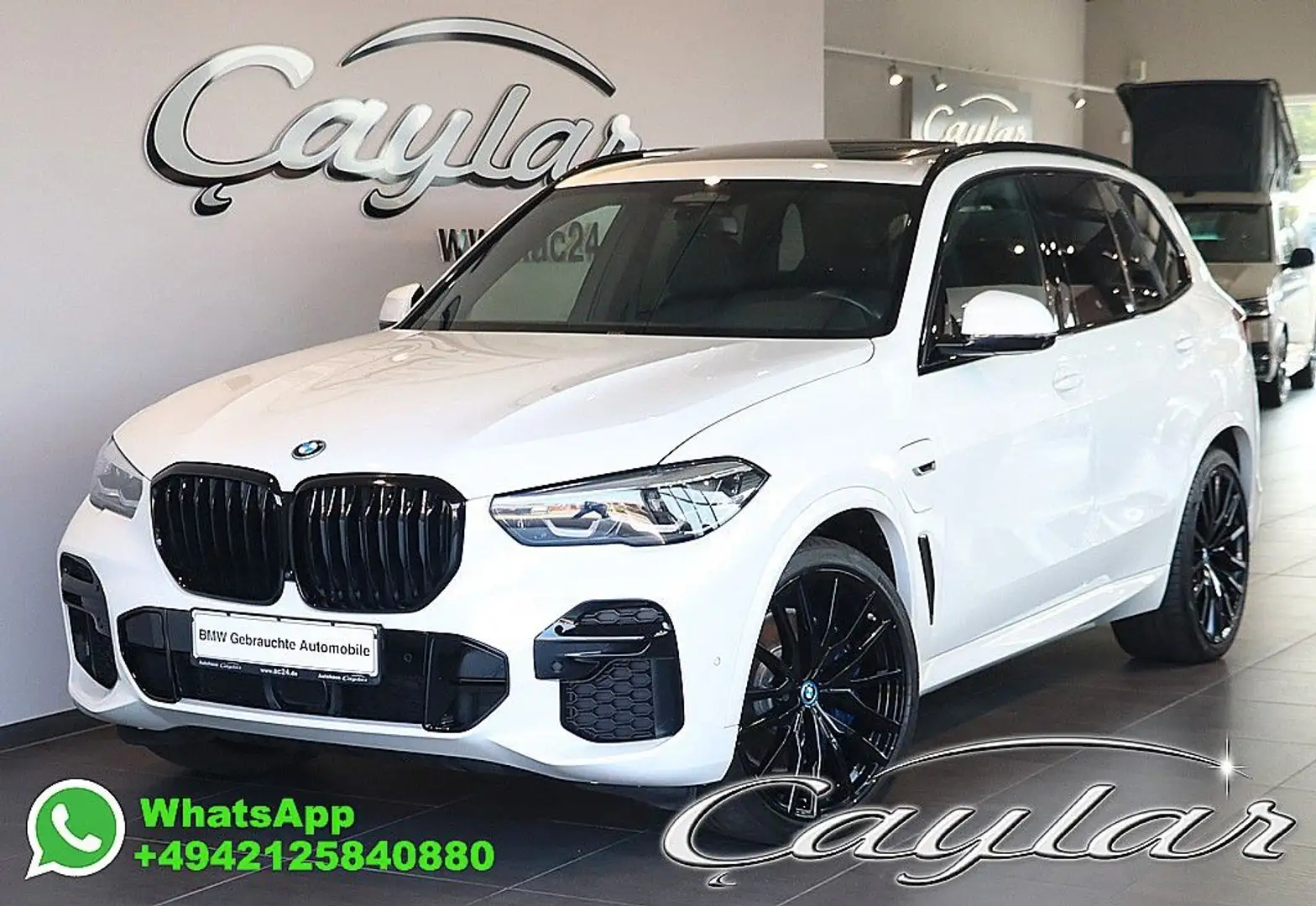 BMW X5 45e M SPORT SKY LOUNGE B&W 22" Wit - 1