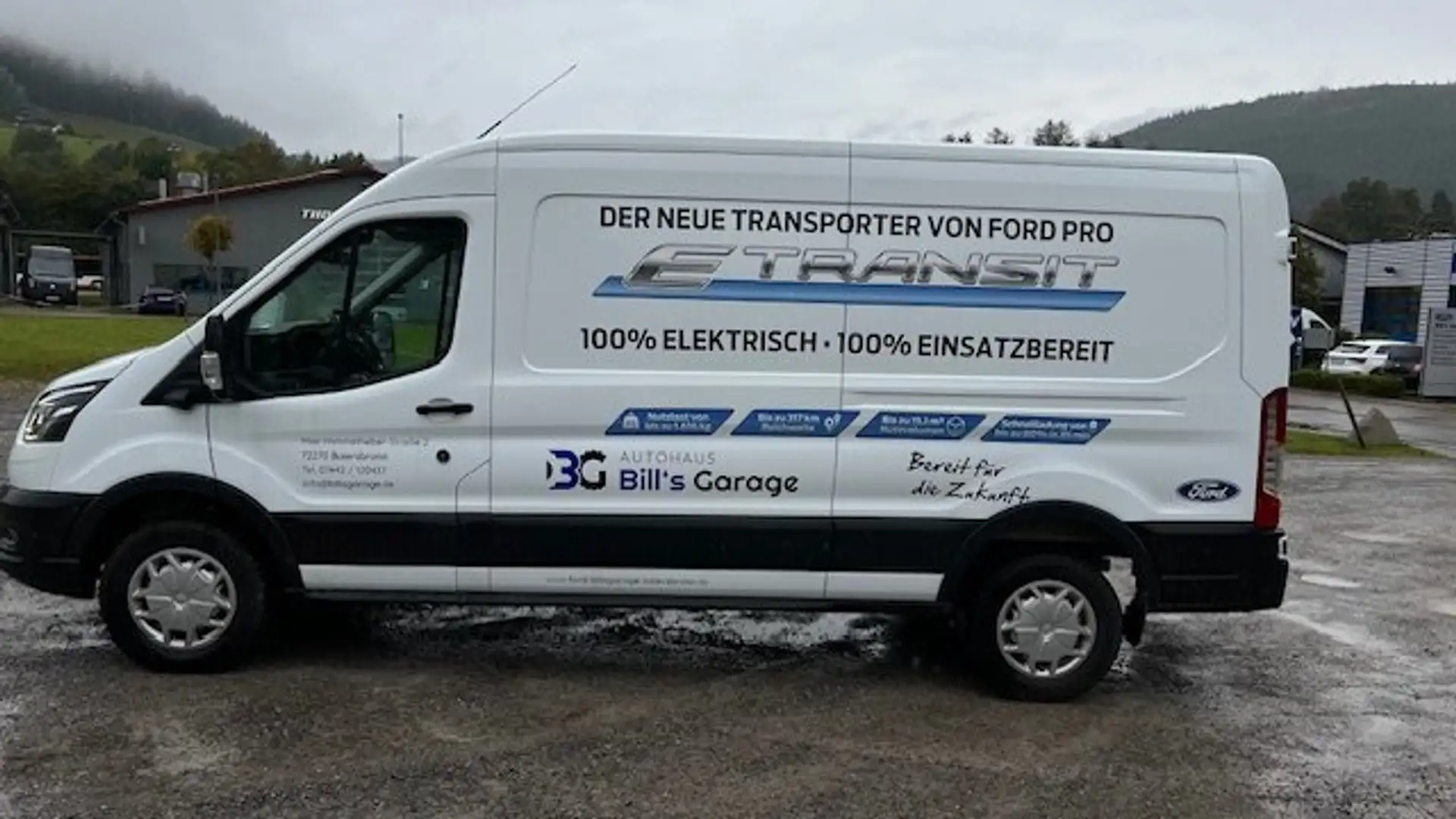 Ford E-Transit FDD Weiß - 2