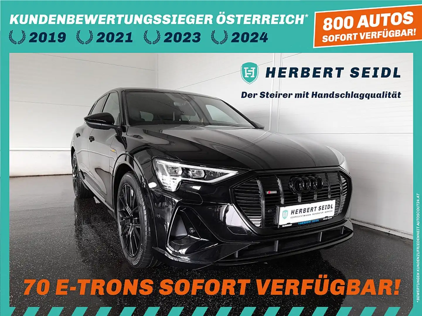 Audi e-tron 50 quattro S-LINE BLACK EDITION *NP: € 86.118 /... Negru - 1