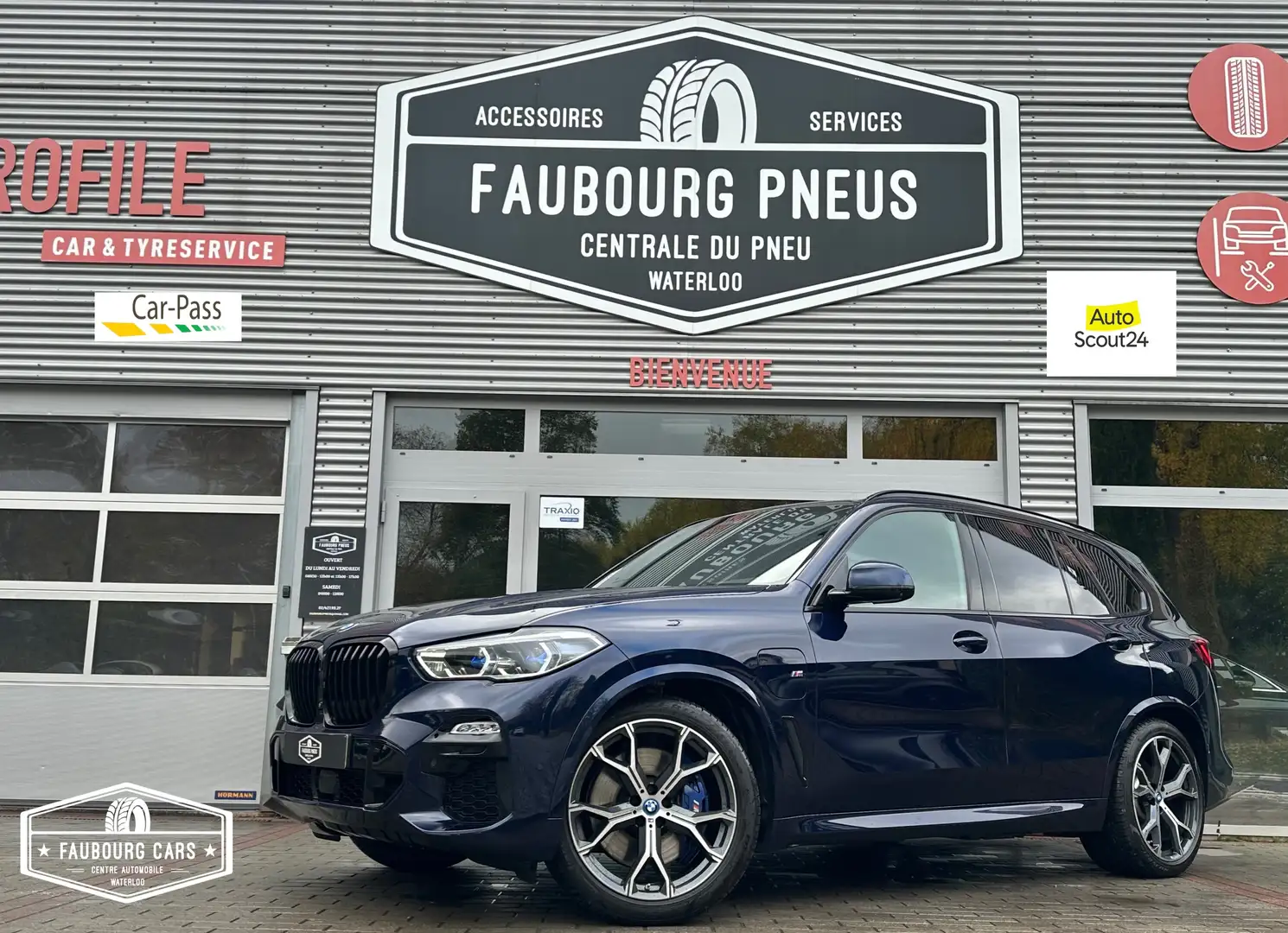 BMW X5 *HISTO-100%-BMW*HUD*DIRECTION-ACTIVE*CAM-360*LASER Blau - 1