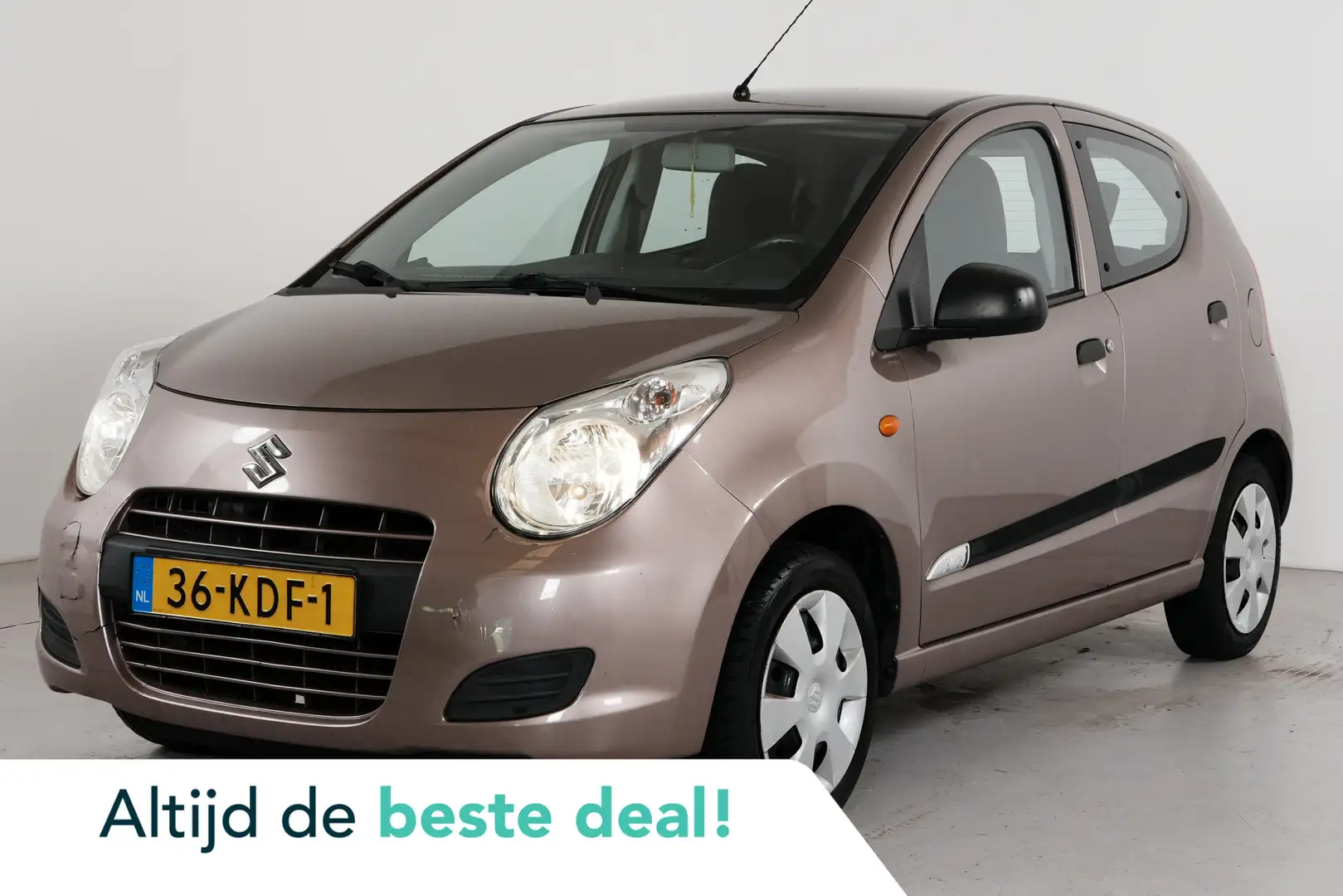 Suzuki Alto 1.0 Comfort | Centraal | Str. bekr. | 5 drs. | Braun - 1