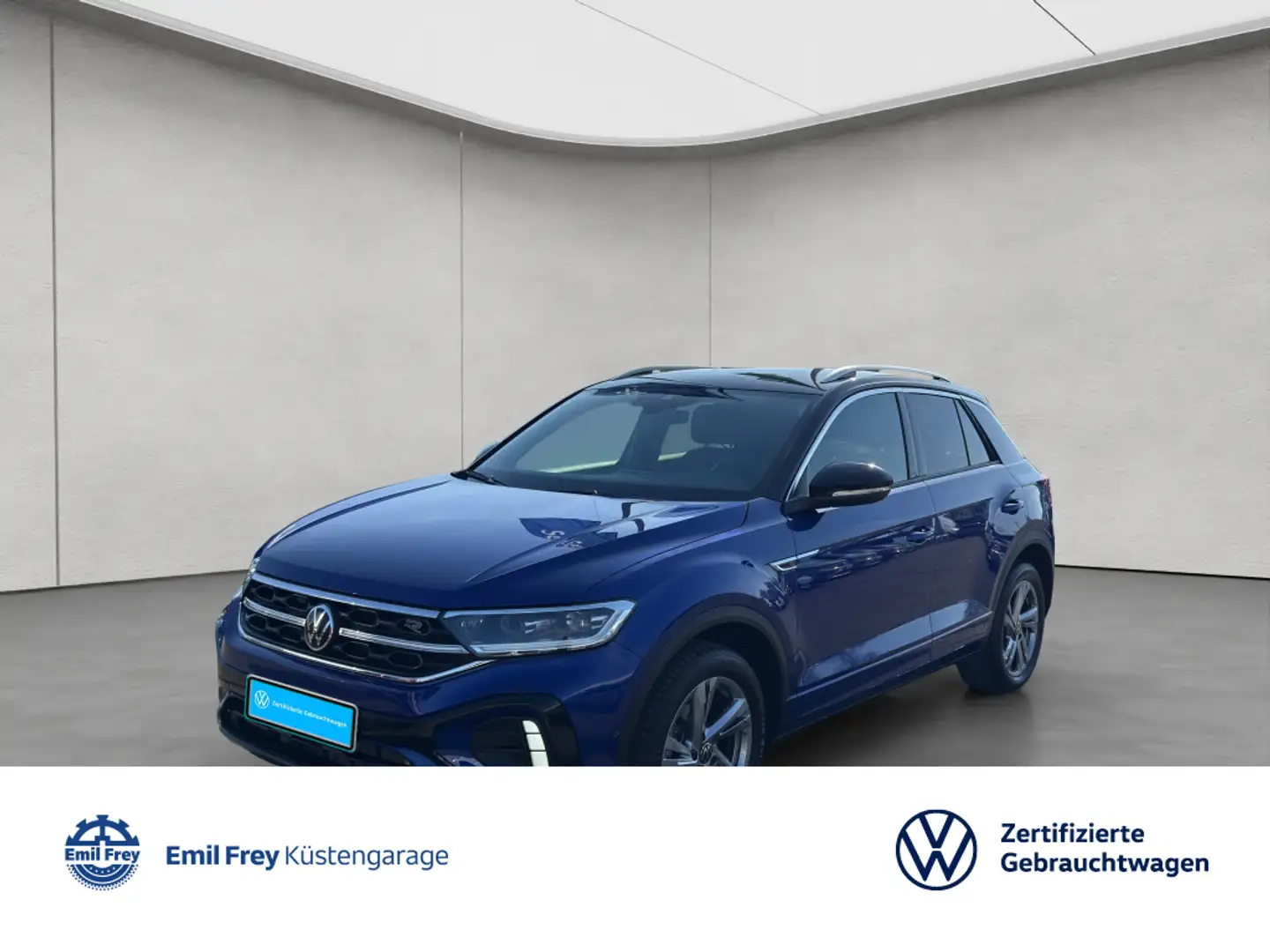 Volkswagen T-Roc R-Line 1.5 TSI DSG NAVI GJR LED-MATRIX bea Blau - 1