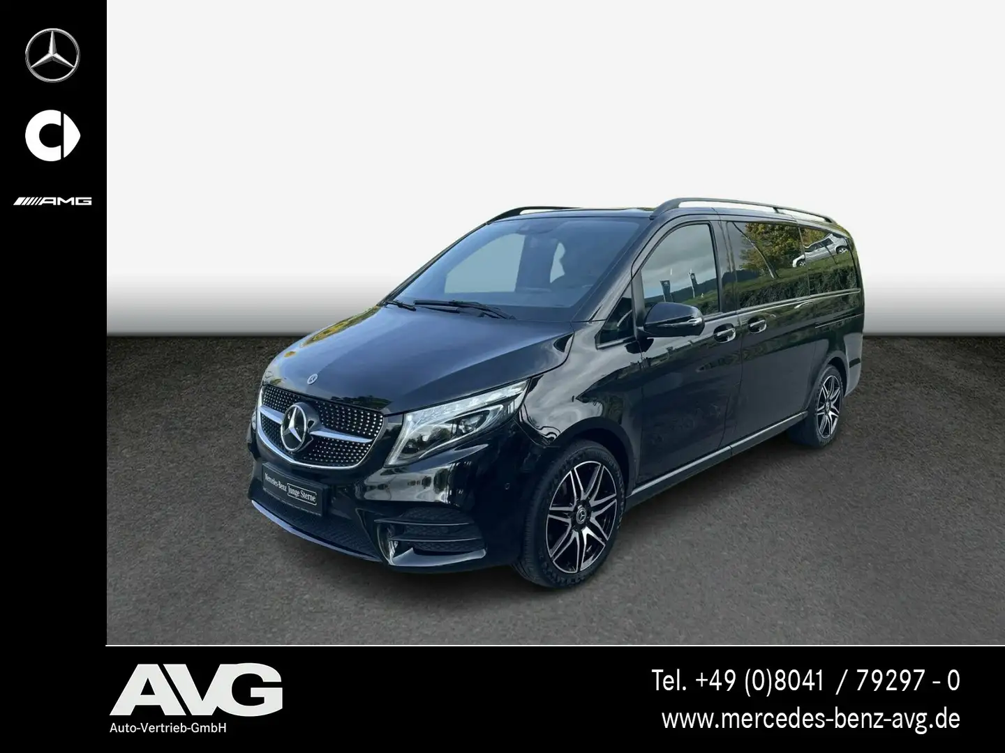 Mercedes-Benz V 300 V 300 d 4M EAV/L AMG Standhzg|360°|Memory|ILS| Noir - 1