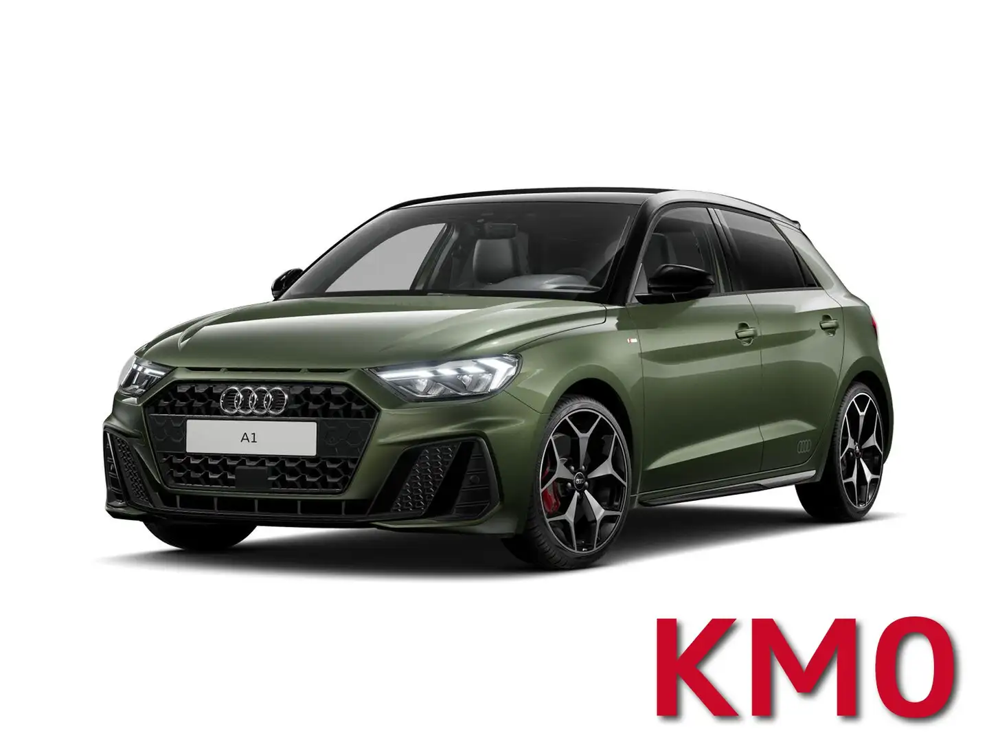Audi A1 sportback 40 2.0 tfsi identity black 207cv s-troni Verde - 1