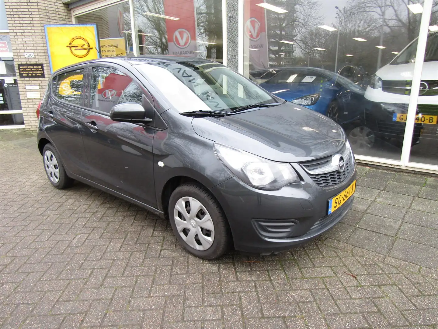 Opel Karl 1.0 EDITION AIRCO BLUETOOTH CRUISE CON. Gris - 1