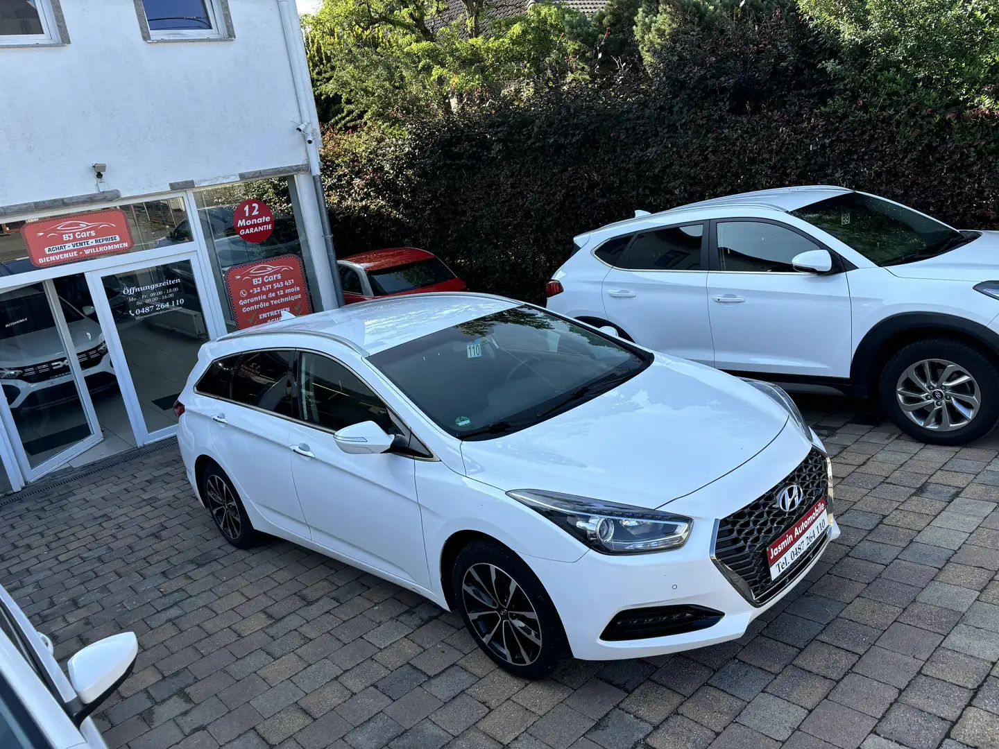 Hyundai i40 1.6d*GPS*CAMERA*CUIR*LED*CARNET*GARANTIE 12MOIS* Blanc - 1
