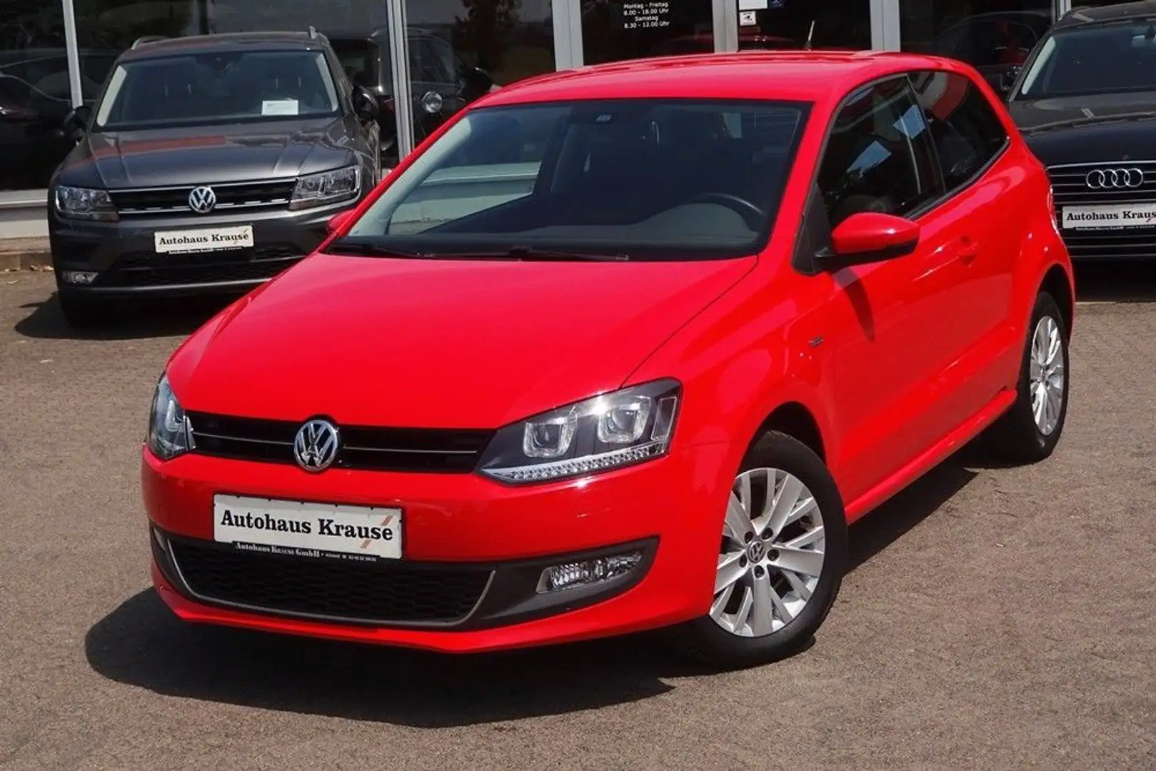 Volkswagen Polo 6R 1.2 LIFE-KLIMAAUT/LED/NAVI/PDC/SITZHEIZG Rouge - 2