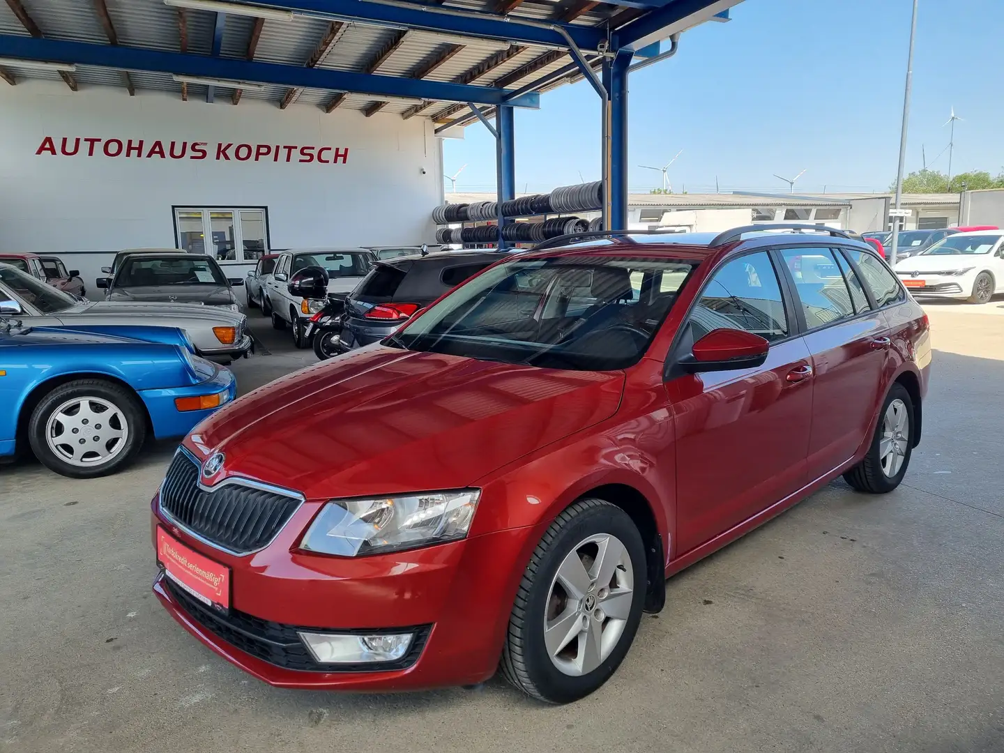 Skoda Octavia Combi 1,6 TDI Ambition - Topzustand! Rot - 1