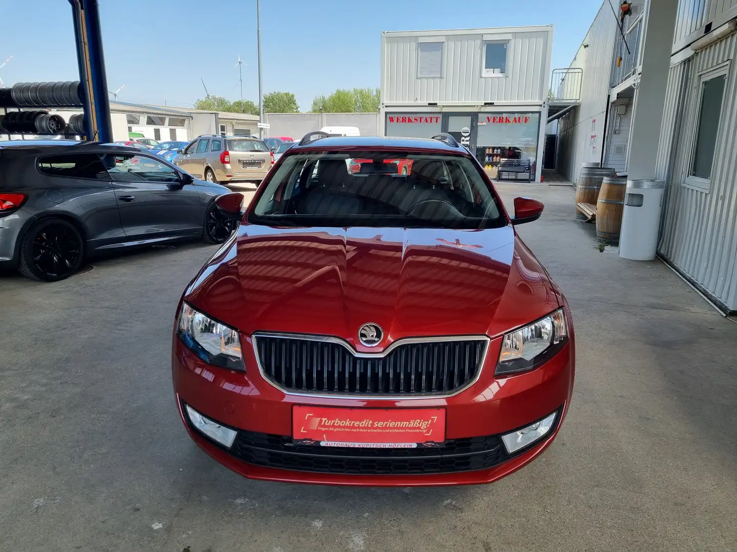 Skoda Octavia Combi 1,6 TDI Ambition - Topzustand! Rot - 2